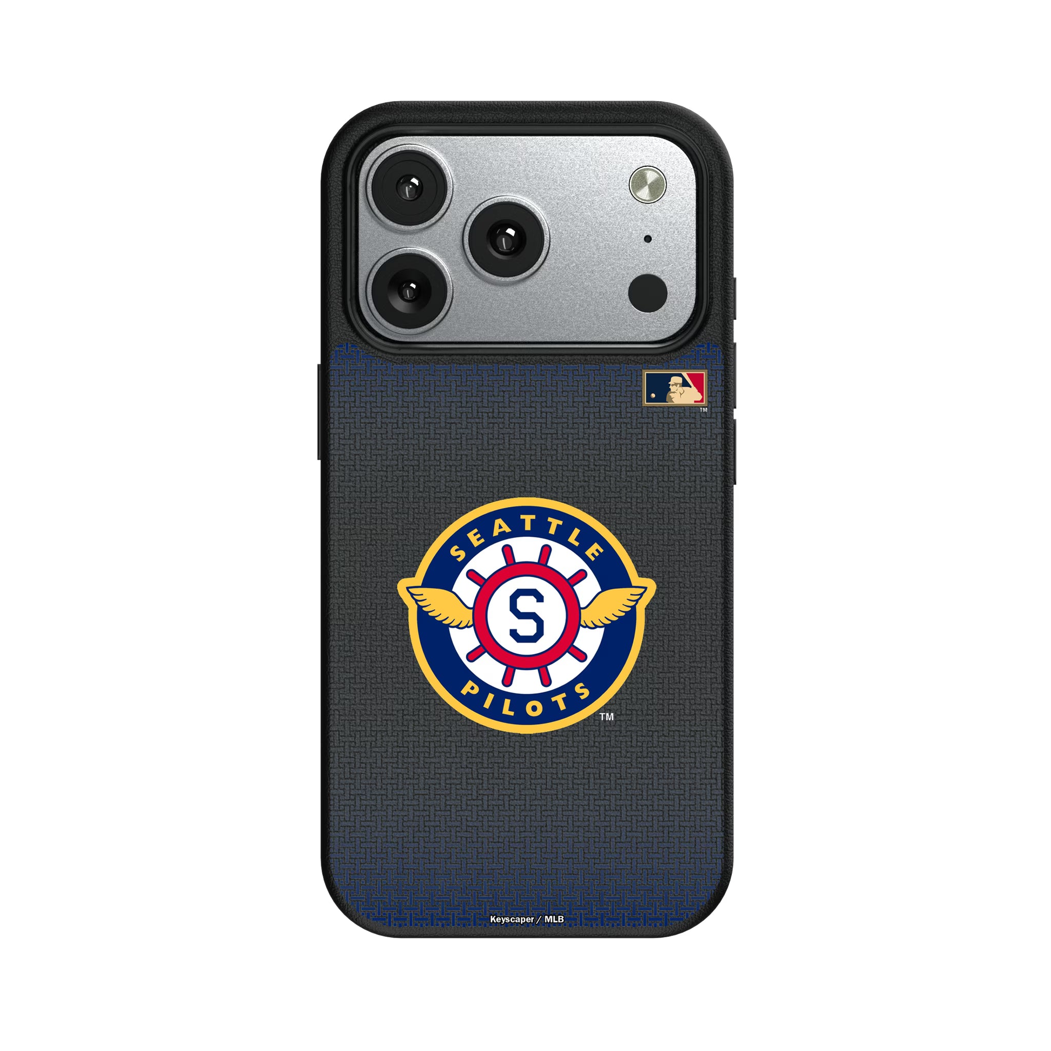 Seattle Pilots 1969 - Cooperstown Collection Linen iPhone MagSafe Compatible Phone Case for Apple iPhone#Device_iPhone 17 Pro