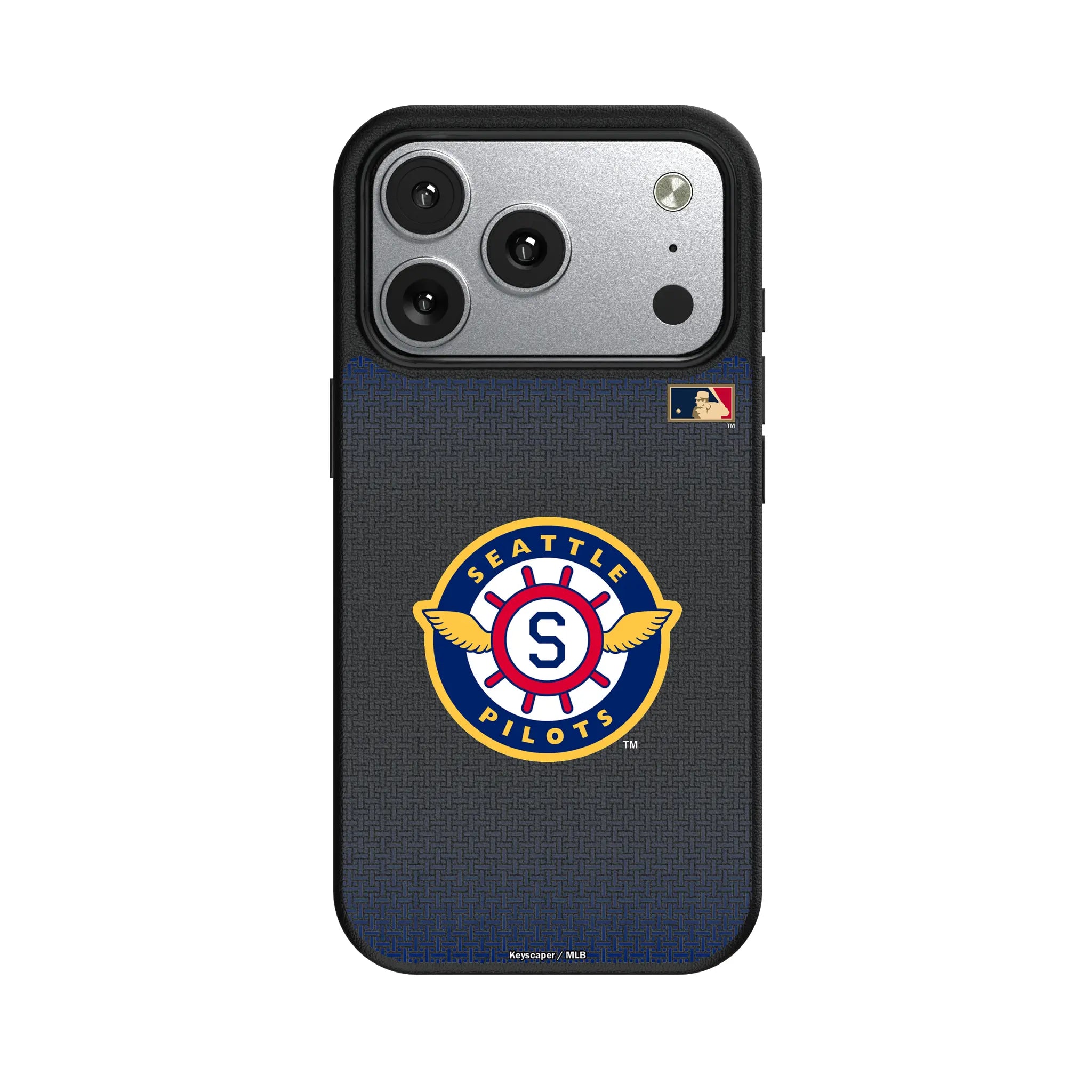 Seattle Pilots 1969 - Cooperstown Collection Linen iPhone MagSafe Compatible Phone Case for Apple iPhone#Device_iPhone 17 Pro