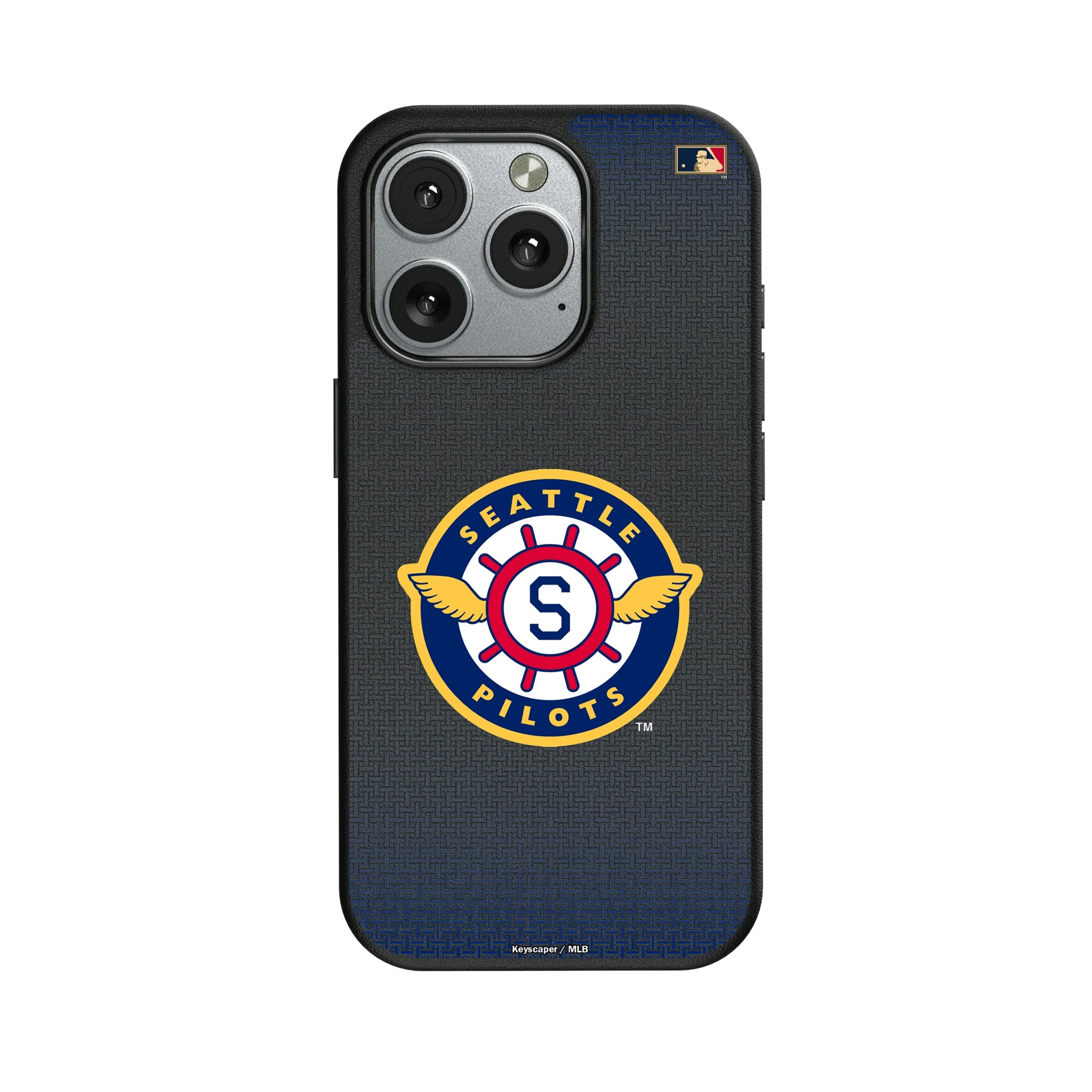 Seattle Pilots 1969 - Cooperstown Collection Linen iPhone MagSafe Compatible Phone Case for Apple iPhone
