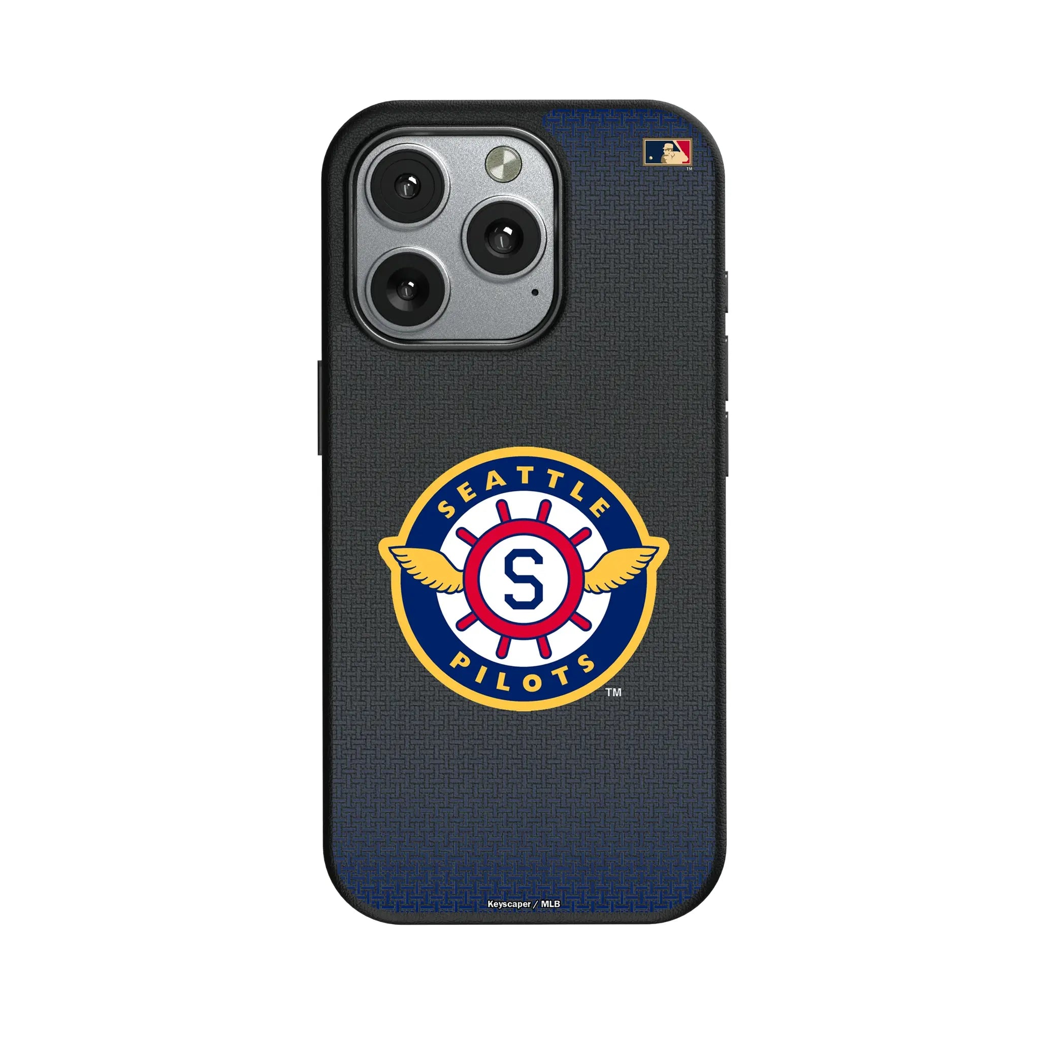Seattle Pilots 1969 - Cooperstown Collection Linen iPhone MagSafe Compatible Phone Case for Apple iPhone