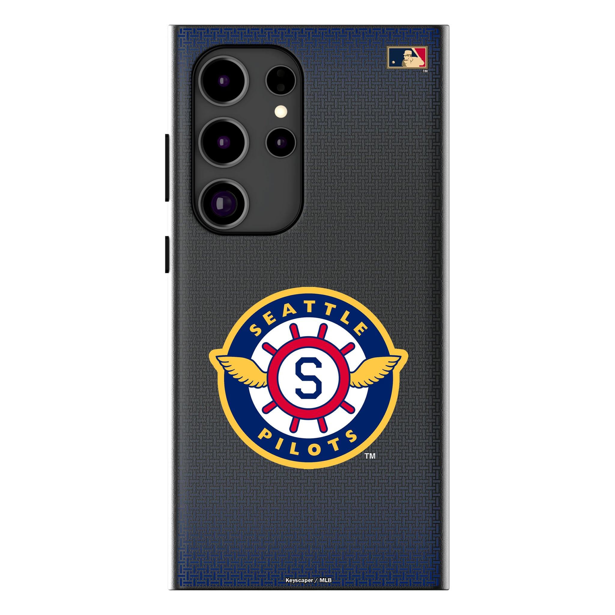 Seattle Pilots 1969 - Cooperstown Collection Linen Galaxy MagSafe Compatible Phone Case for Samsung Galaxy