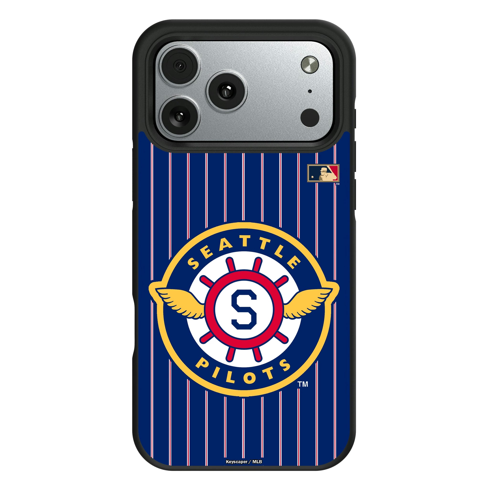 Seattle Pilots 1969 - Cooperstown Collection Pinstripe iPhone Bump Phone Case for Apple iPhone#Device_iPhone 17 Pro Max