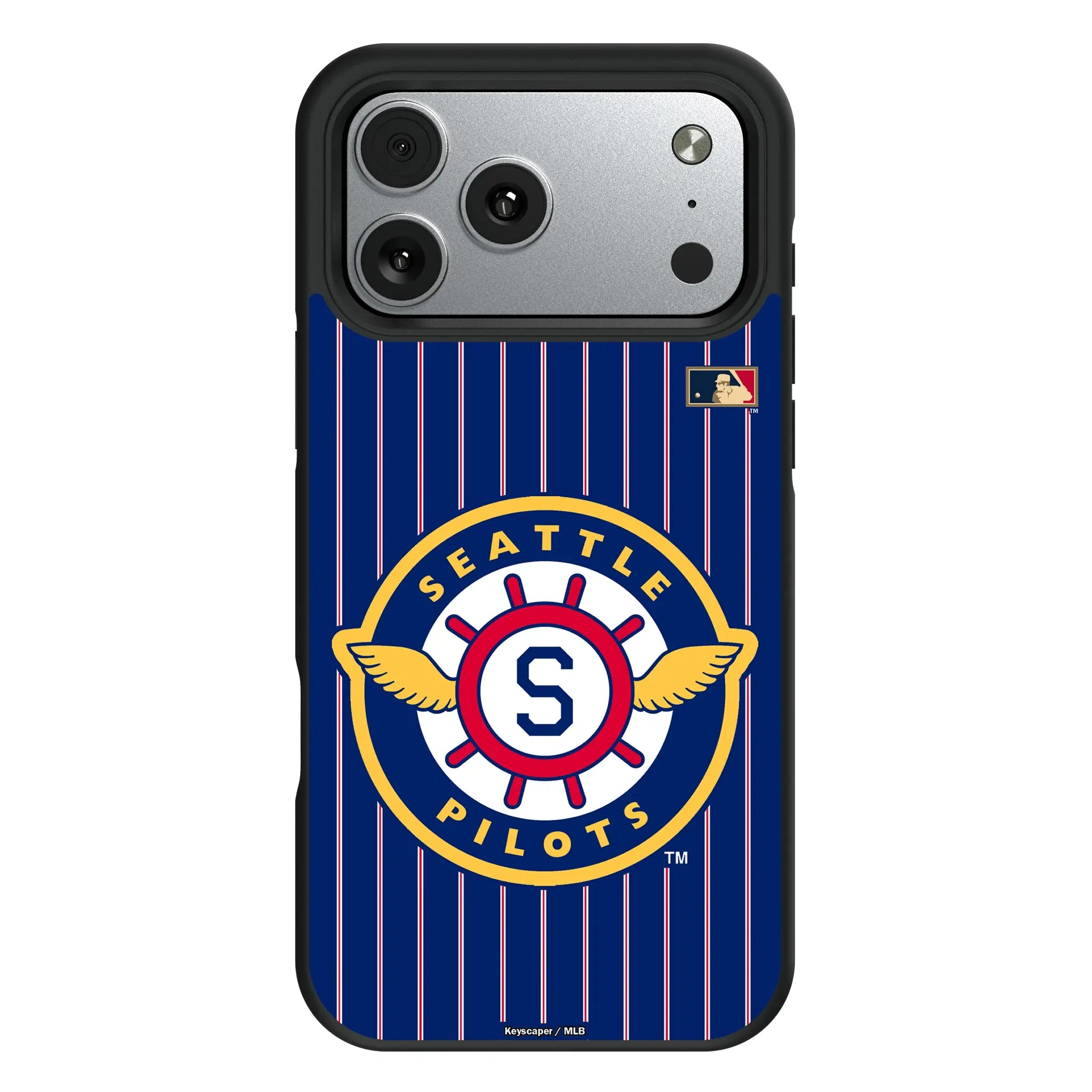 Seattle Pilots 1969 - Cooperstown Collection Pinstripe iPhone Bump Phone Case for Apple iPhone#Device_iPhone 17 Pro Max