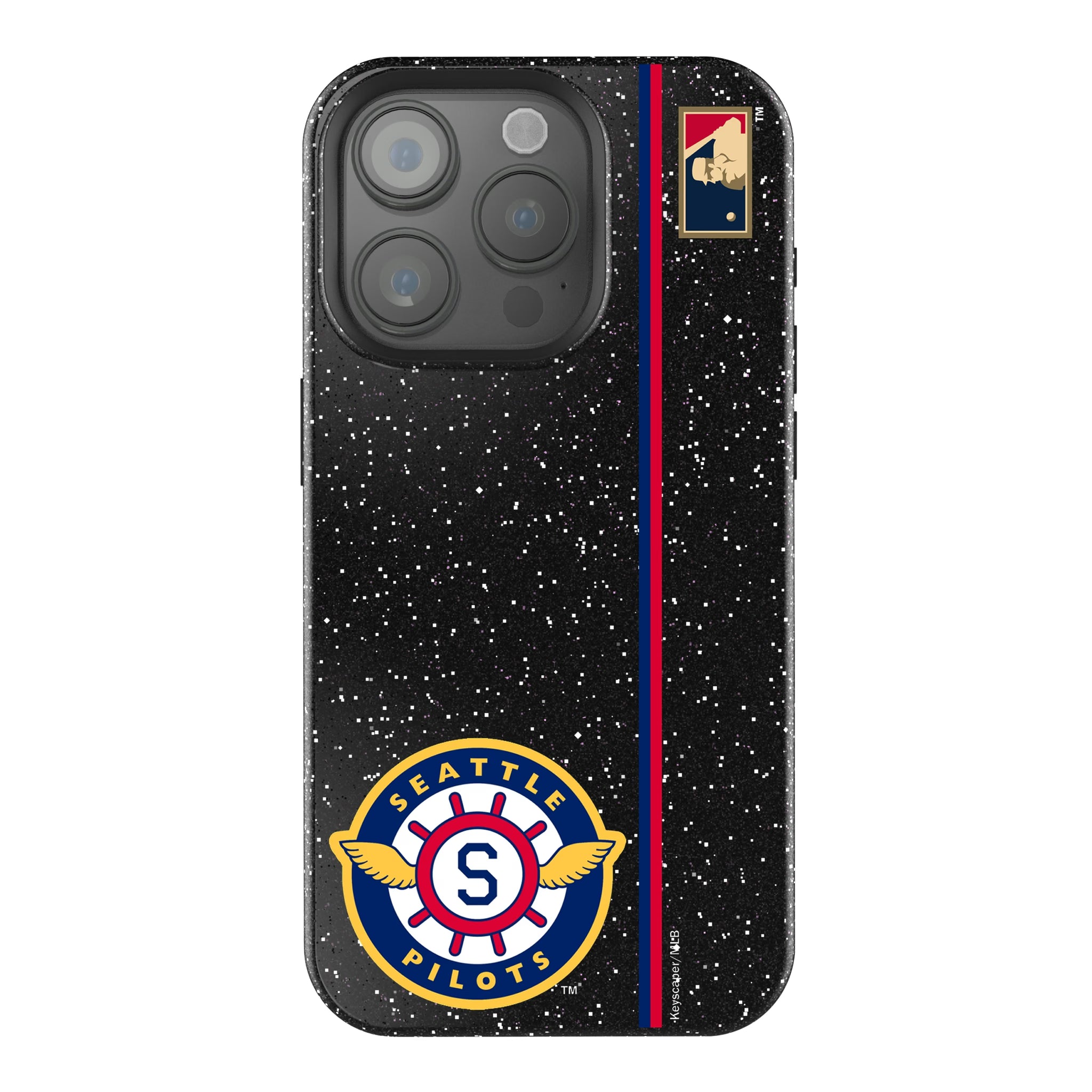 Seattle Pilots 1969 - Cooperstown Collection Sidebar iPhone Bling Phone Case for Apple iPhone