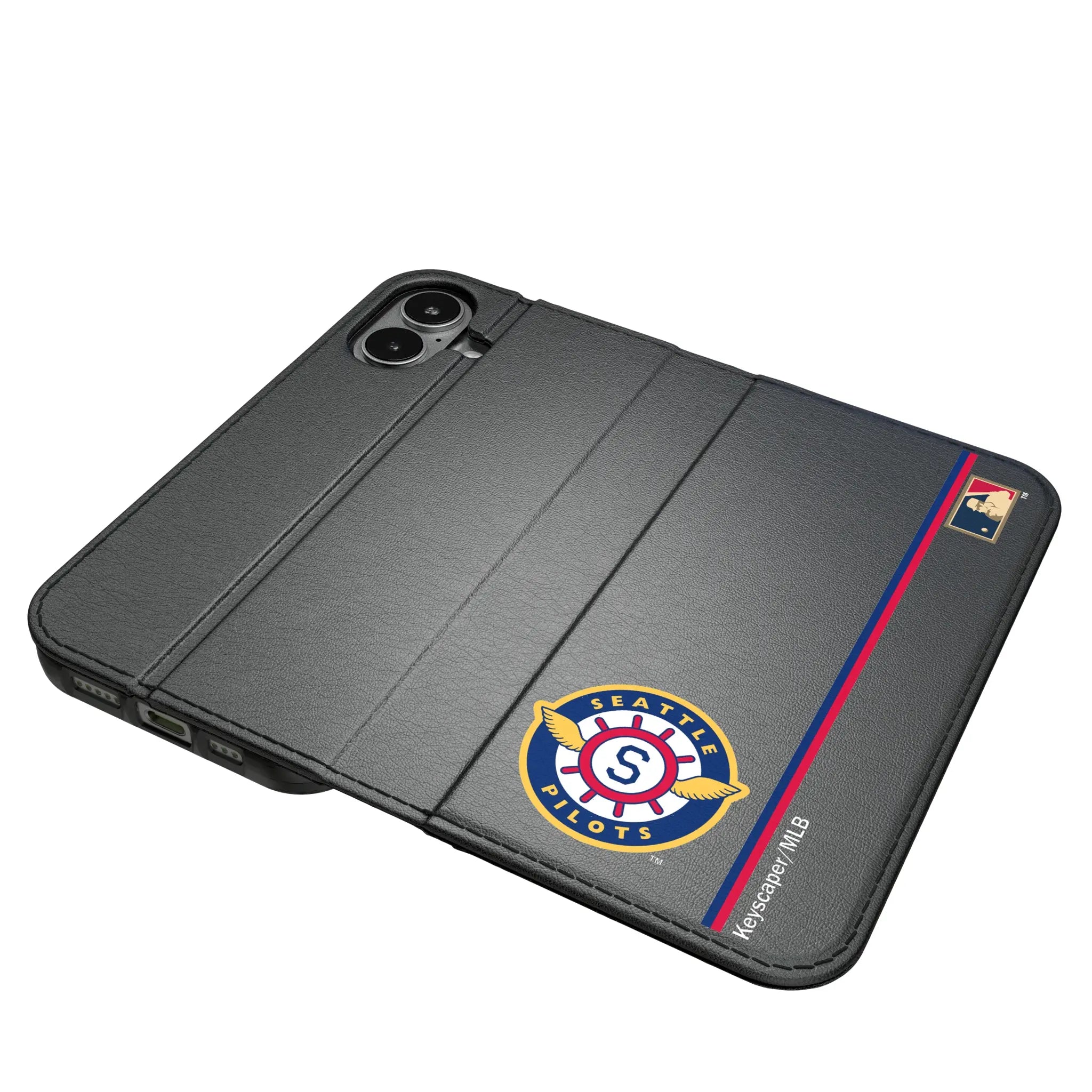 Seattle Pilots 1969 - Cooperstown Collection Sidebar iPhone Folio Phone Case for Apple iPhone#Device_iPhone 17