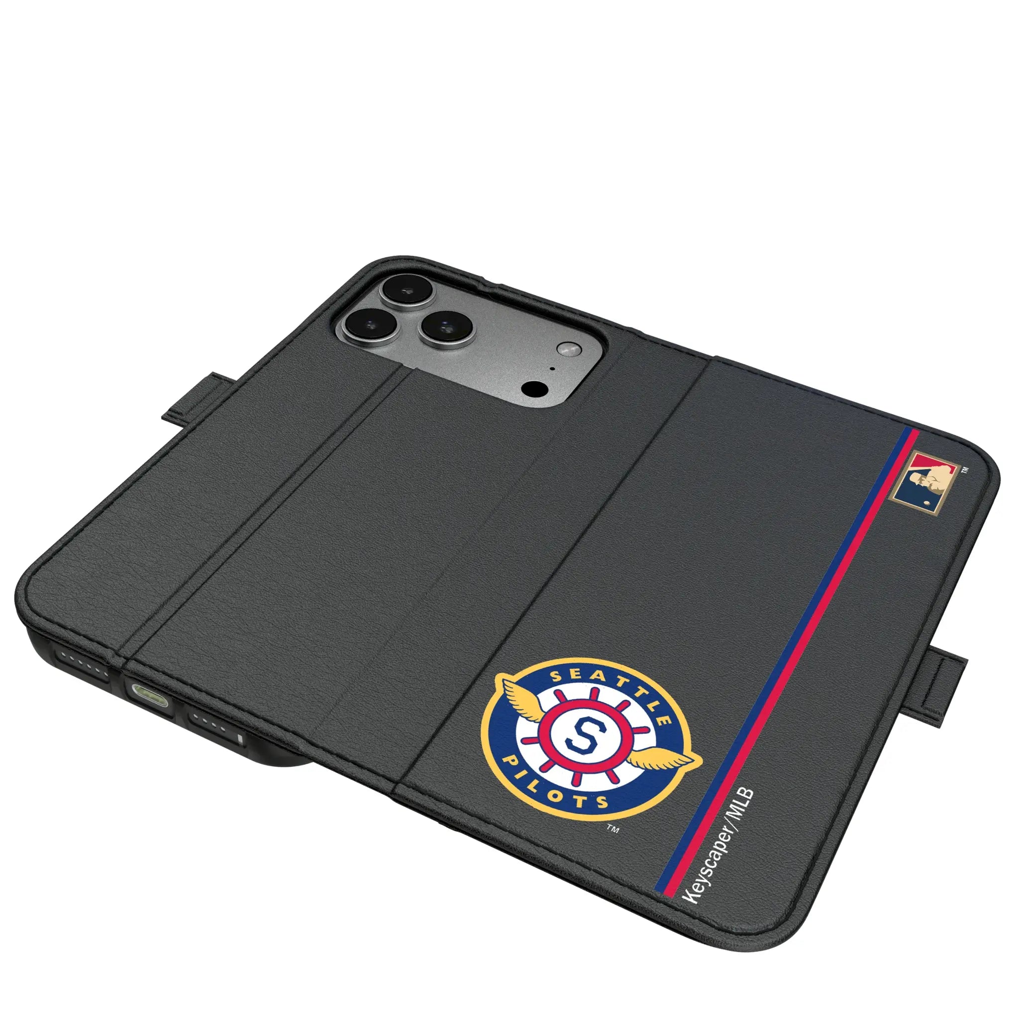 Seattle Pilots 1969 - Cooperstown Collection Sidebar iPhone Folio Phone Case for Apple iPhone#Device_iPhone 17 Pro Max