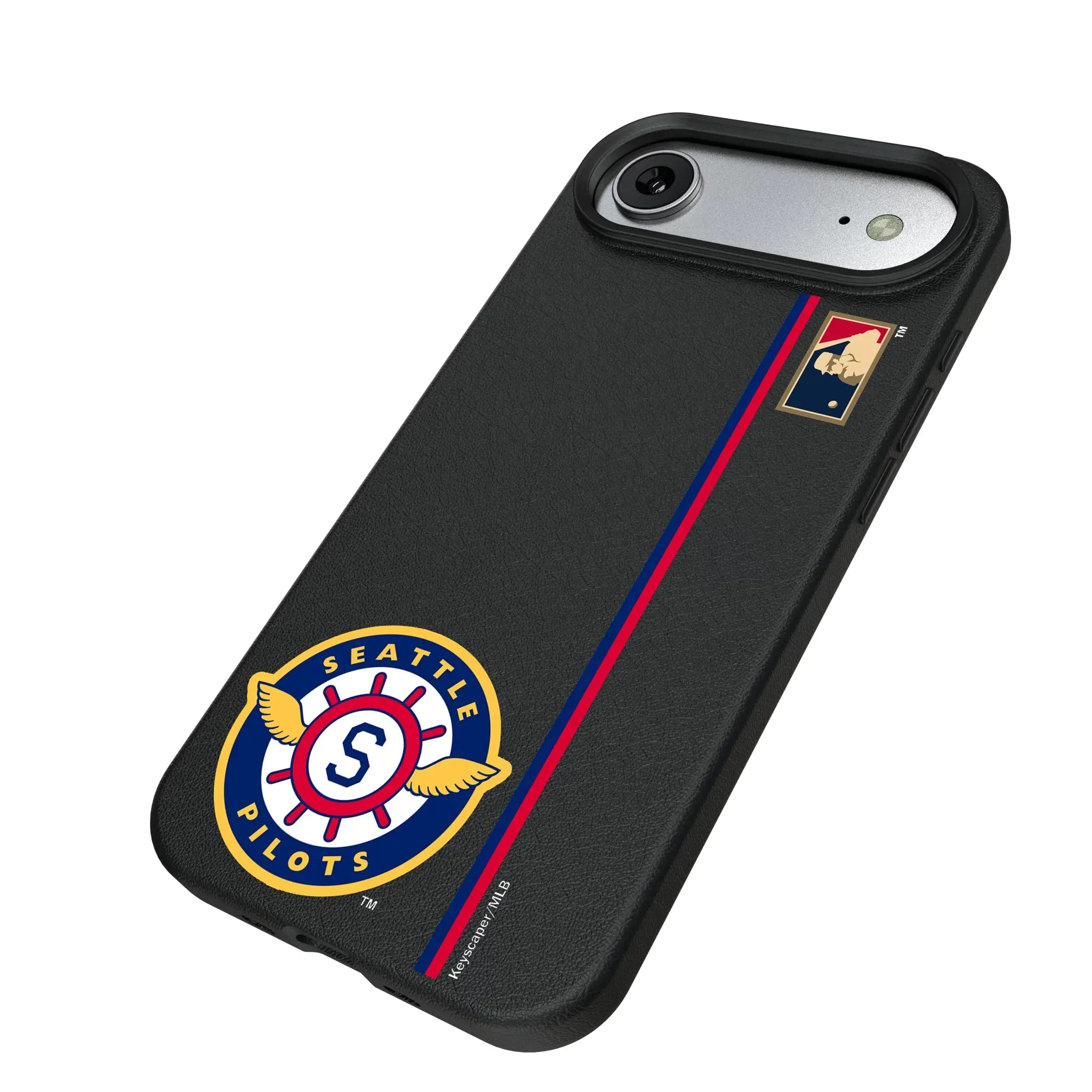 Seattle Pilots 1969 - Cooperstown Collection Sidebar iPhone MagSafe Compatible Phone Case for Apple iPhone - Isometric View#Device_iPhone Air