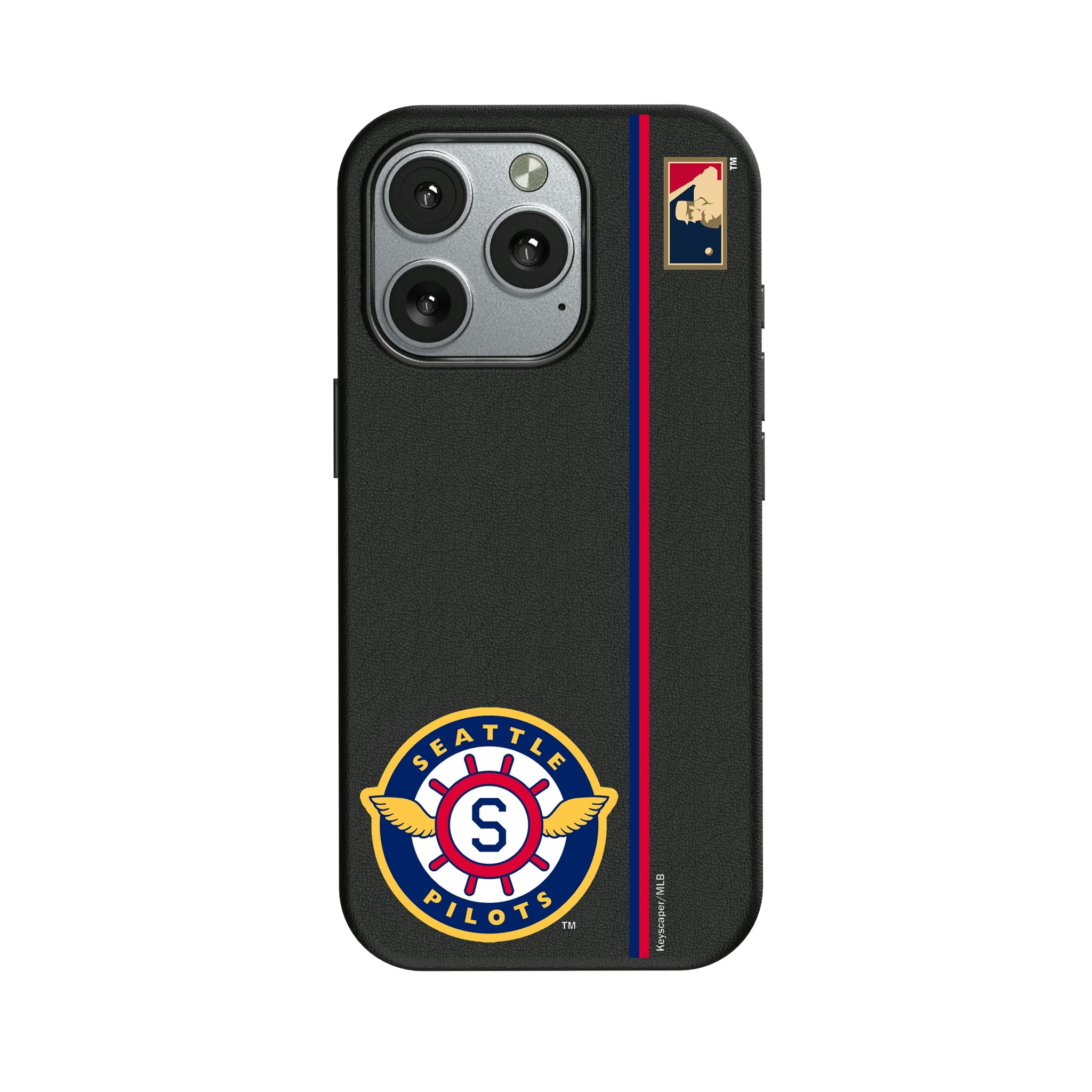 Seattle Pilots 1969 - Cooperstown Collection Sidebar iPhone MagSafe Compatible Phone Case for Apple iPhone