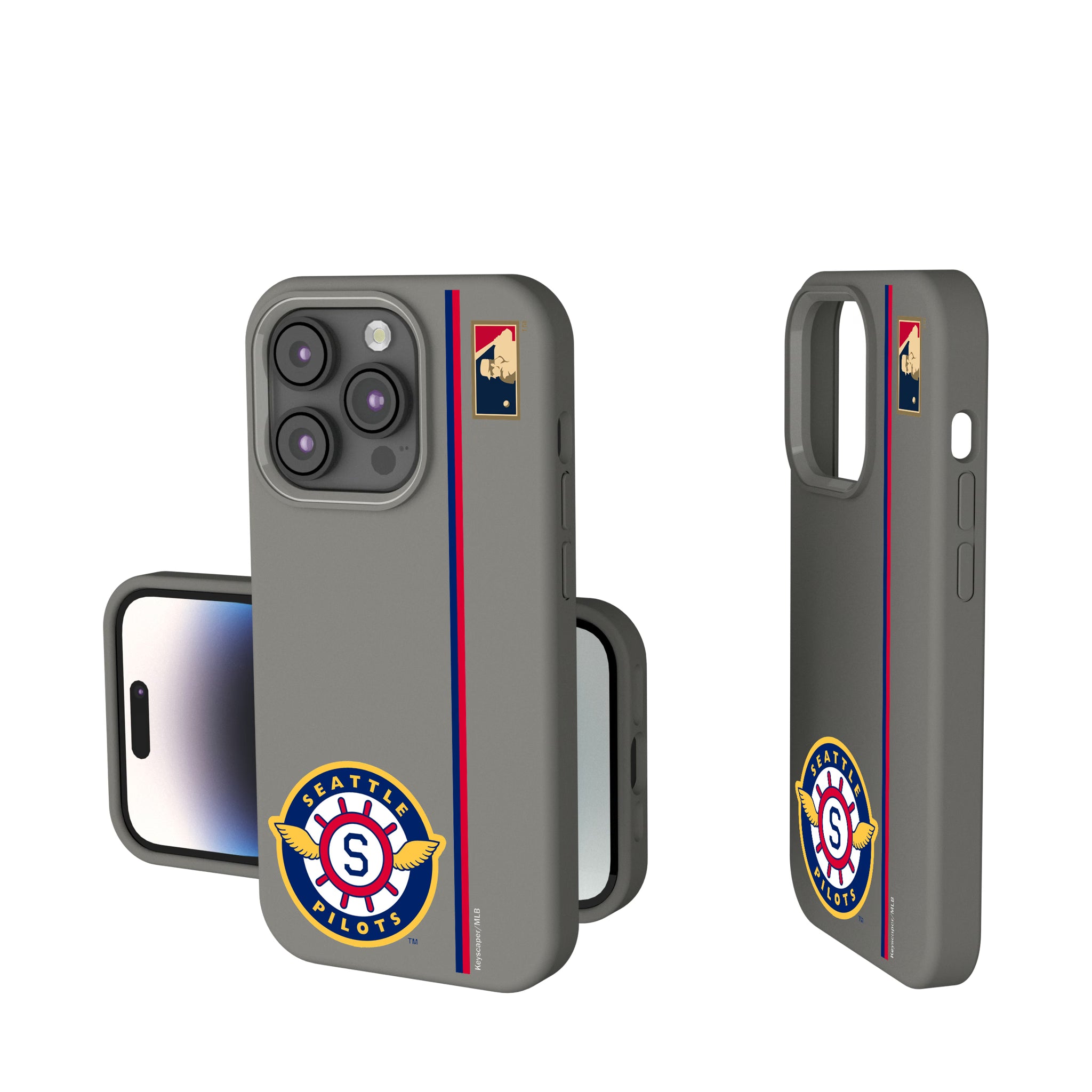 Seattle Pilots 1969 - Cooperstown Collection Sidebar iPhone Soft Touch Phone Case for Apple iPhone