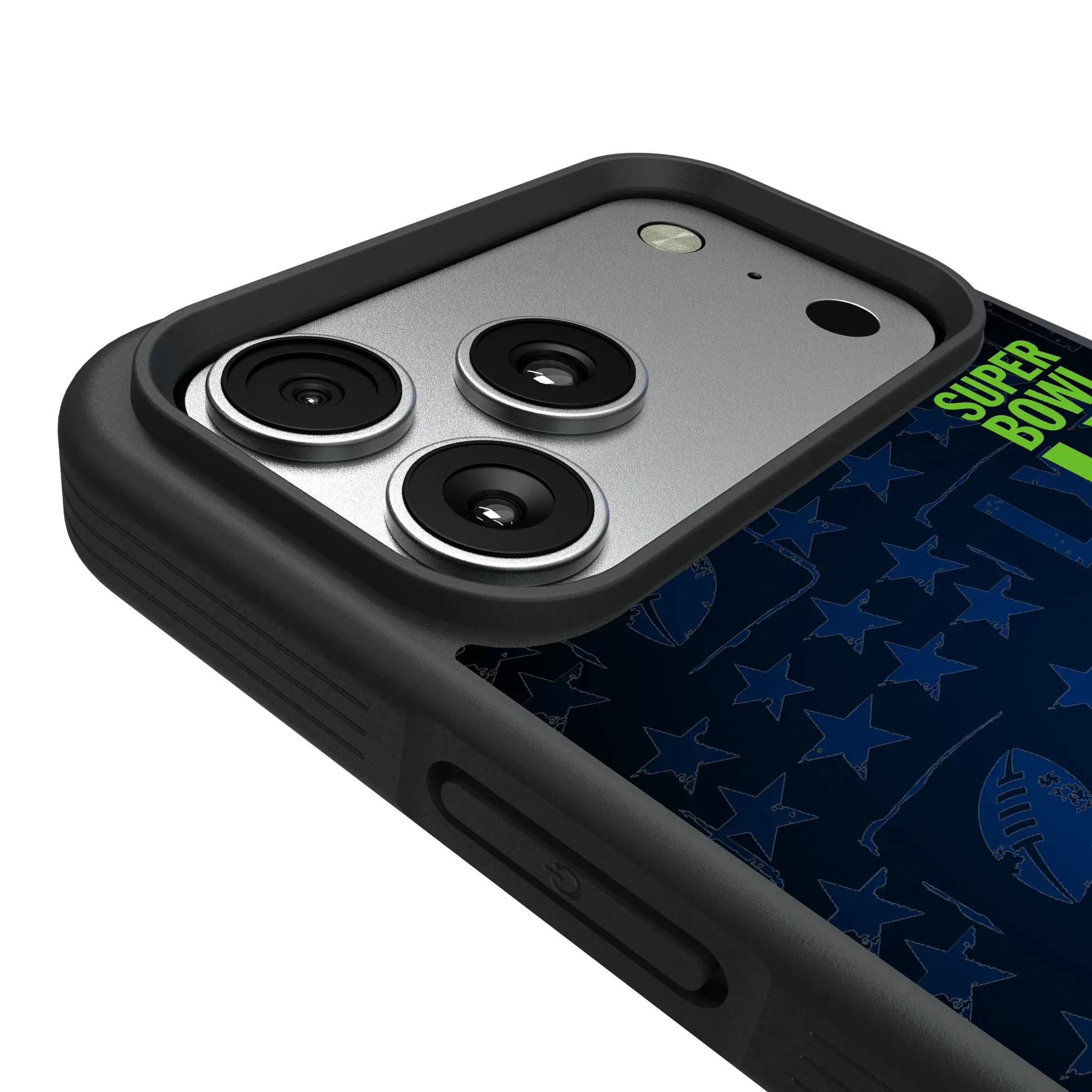 Seattle Seahawks 2026 Super Bowl iPhone Bump Phone Case for Apple iPhone - Detail#Device_iPhone 17 Pro Max