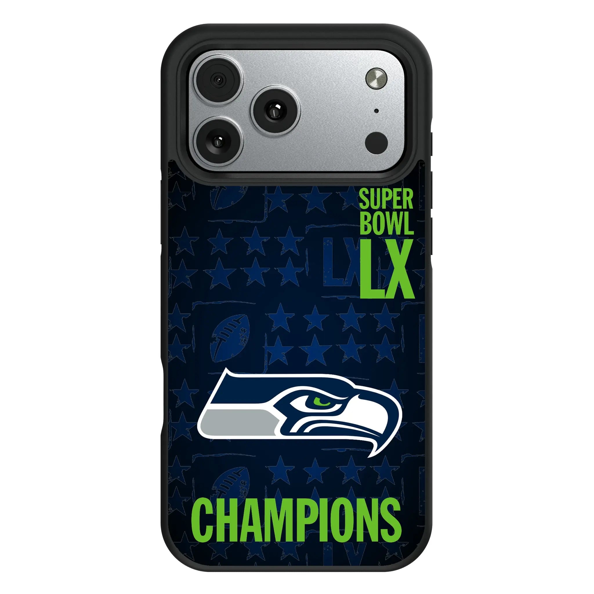 Seattle Seahawks 2026 Super Bowl iPhone Bump Phone Case for Apple iPhone#Device_iPhone 17 Pro Max