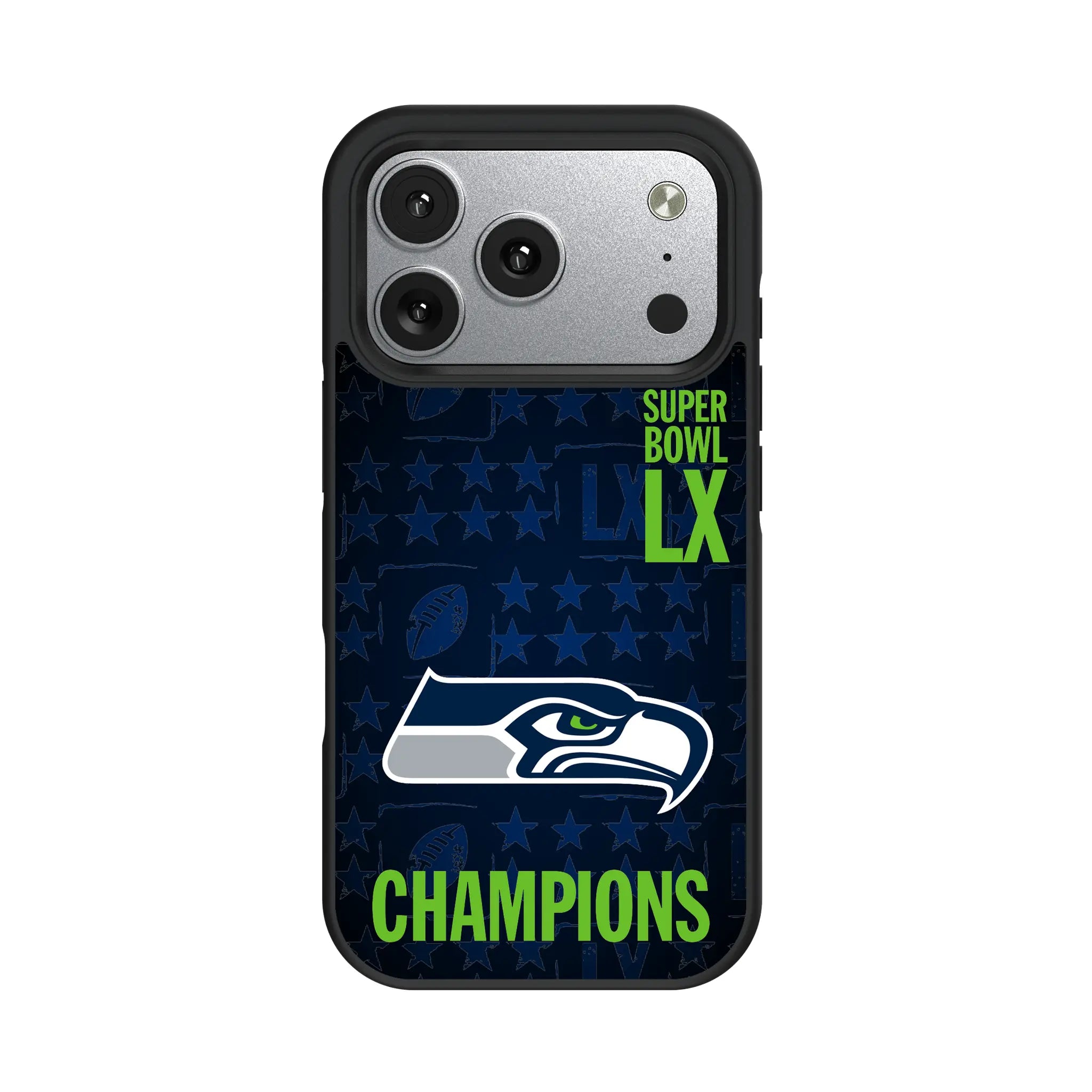 Seattle Seahawks 2026 Super Bowl iPhone Bump Phone Case for Apple iPhone#Device_iPhone 17 Pro
