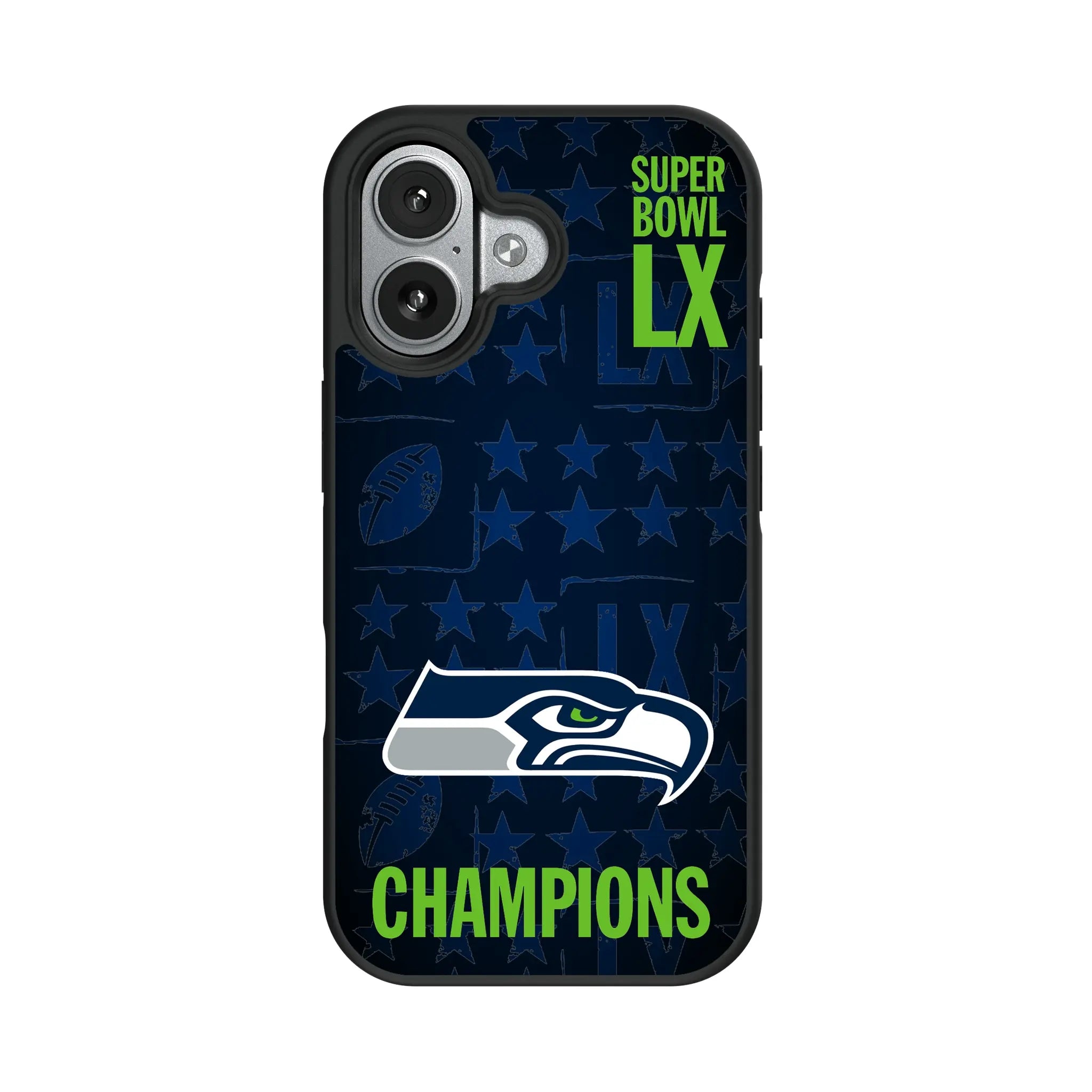 Seattle Seahawks 2026 Super Bowl iPhone Bump Phone Case for Apple iPhone#Device_iPhone 17