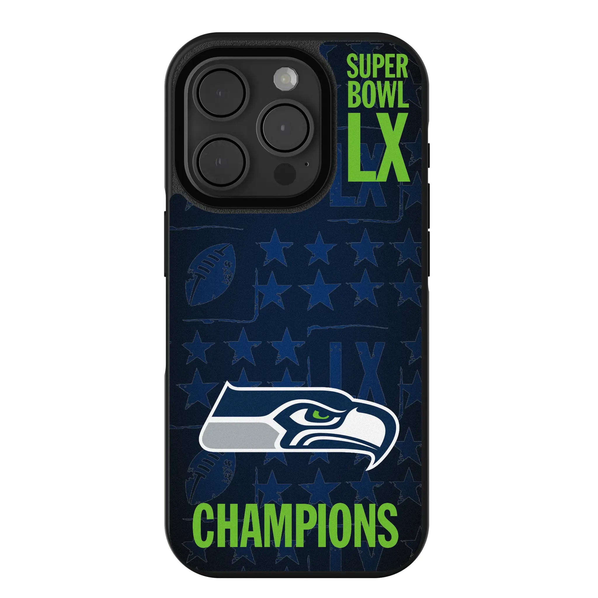 Seattle Seahawks 2026 Super Bowl iPhone Bump Phone Case for Apple iPhone