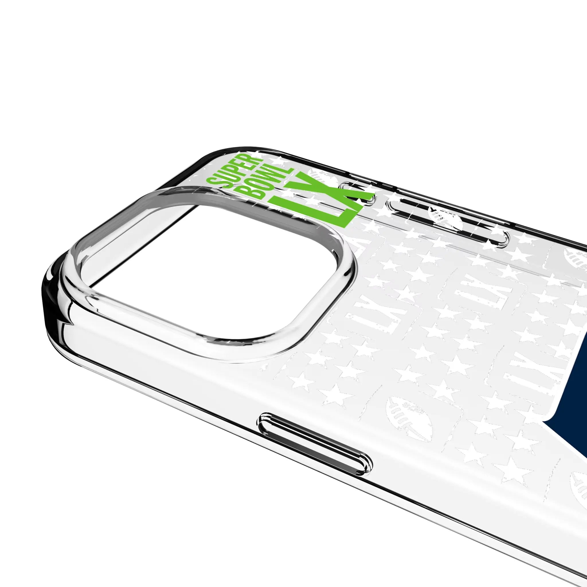 Seattle Seahawks 2026 Super Bowl iPhone Clear Phone Case for Apple iPhone - Detail