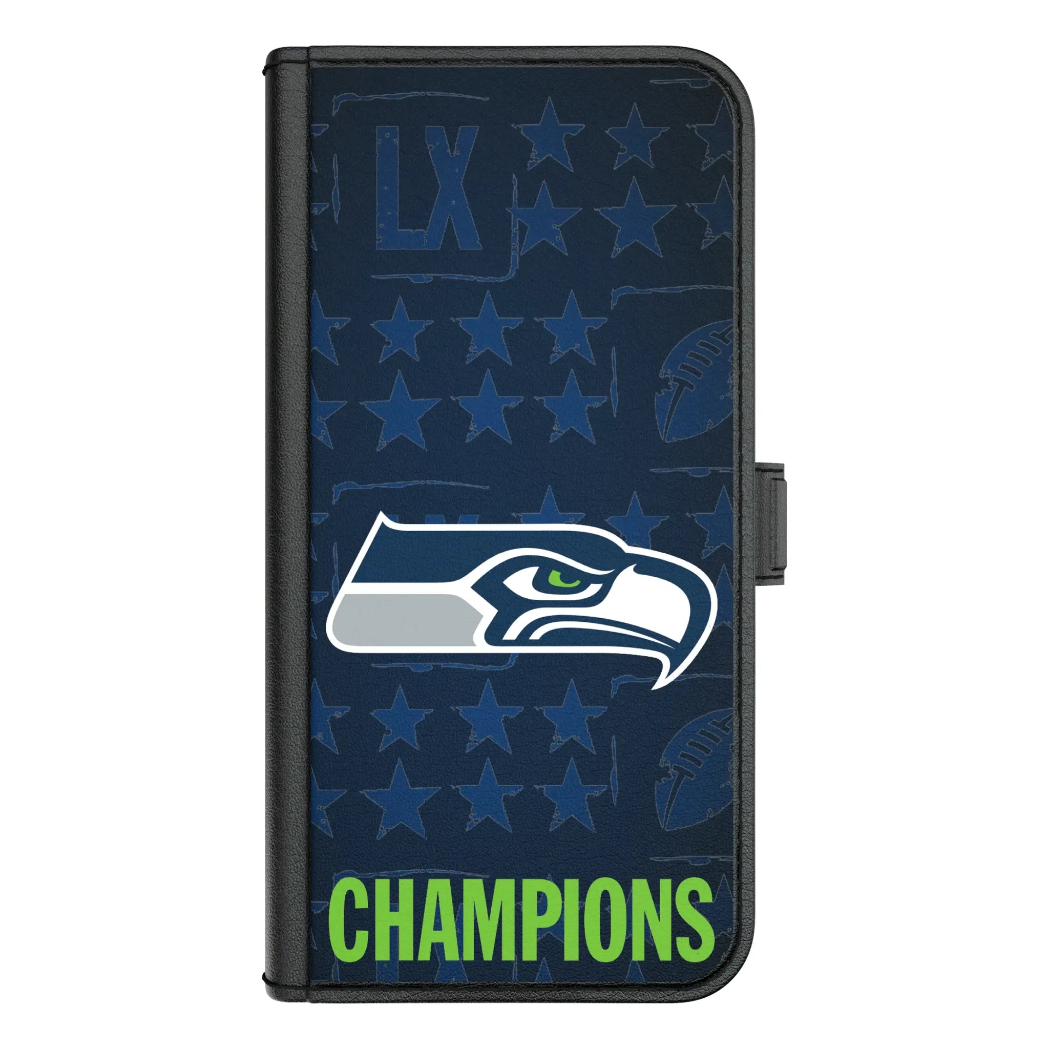 Seattle Seahawks 2026 Super Bowl iPhone Folio Phone Case for Apple iPhone#Device_iPhone 17 Pro Max