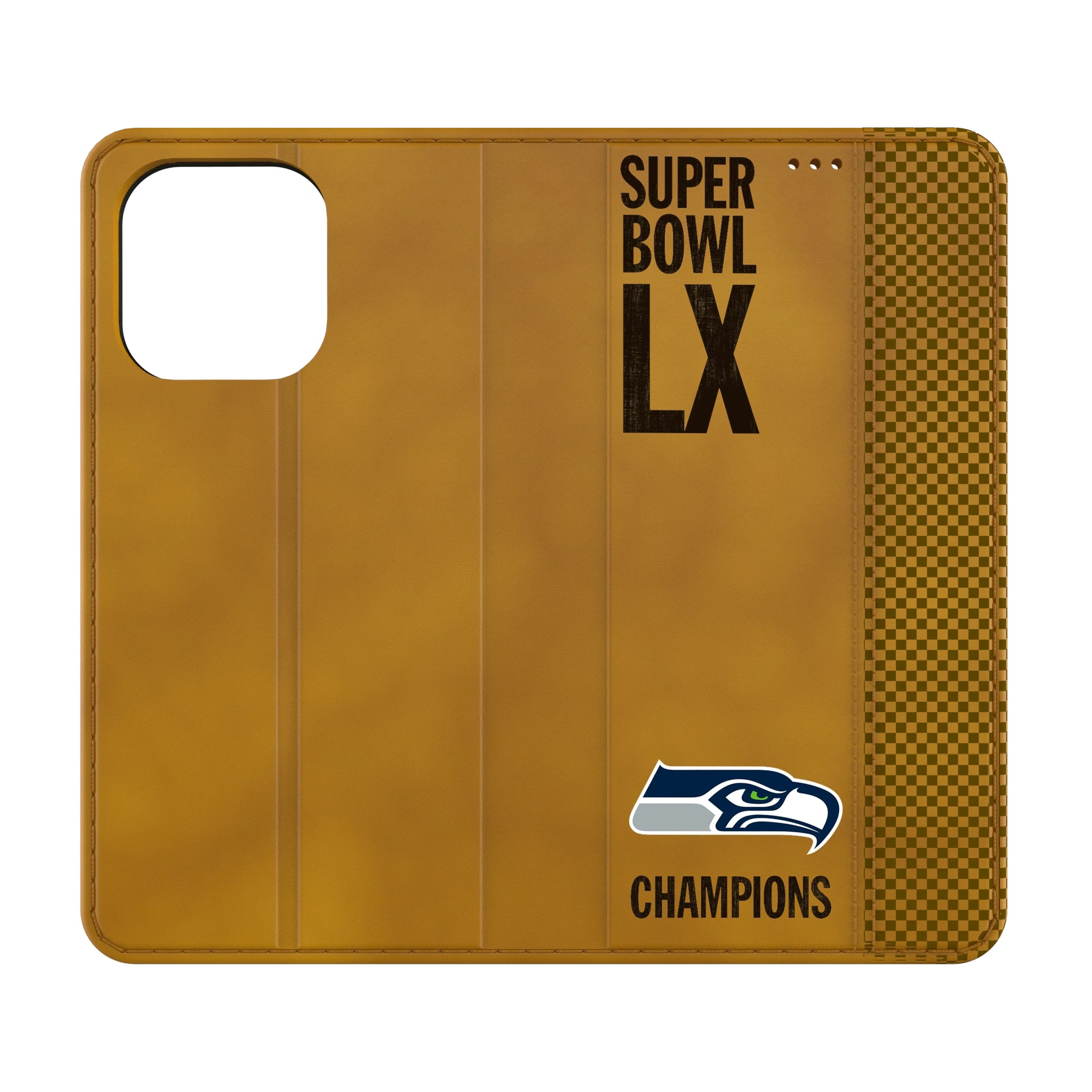 Seattle Seahawks 2026 Super Bowl iPhone Folio Phone Case for Apple iPhone