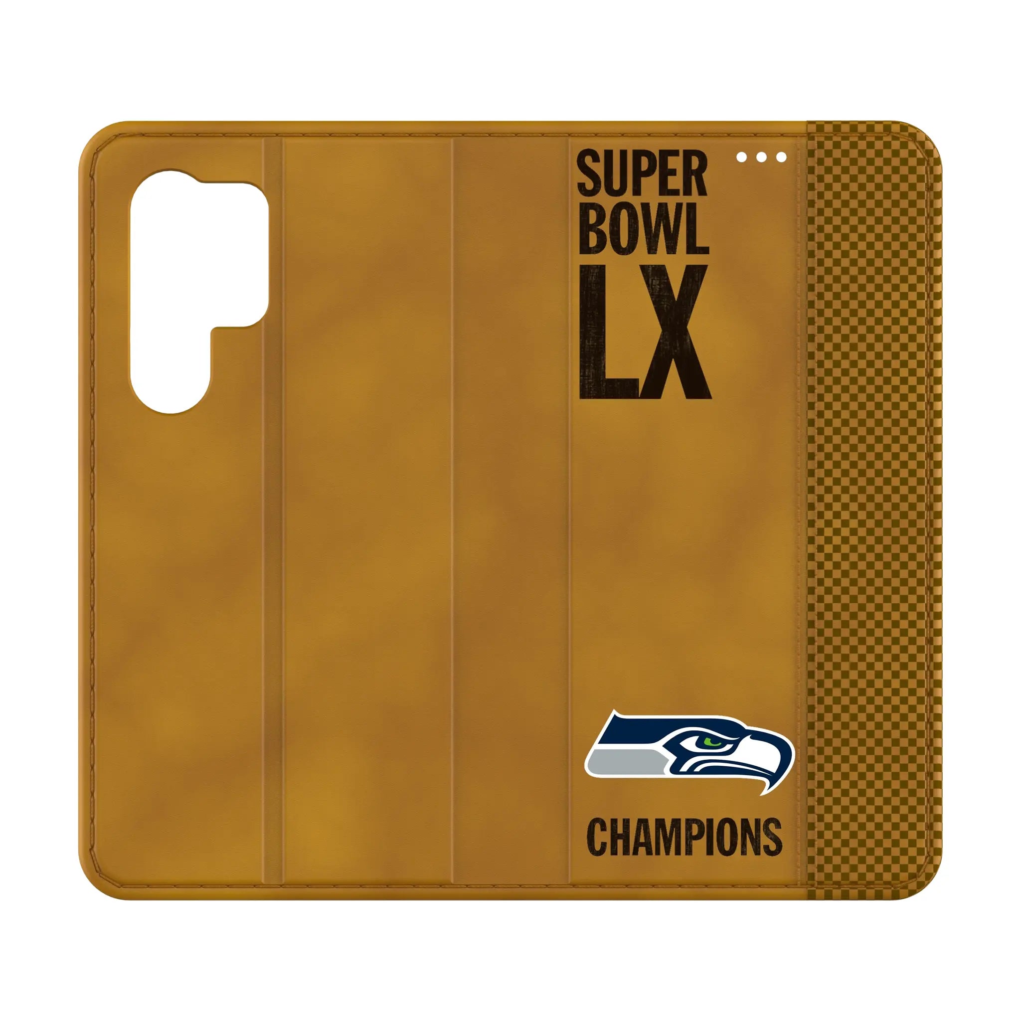 Seattle Seahawks 2026 Super Bowl Galaxy Folio Phone Case for Samsung Galaxy