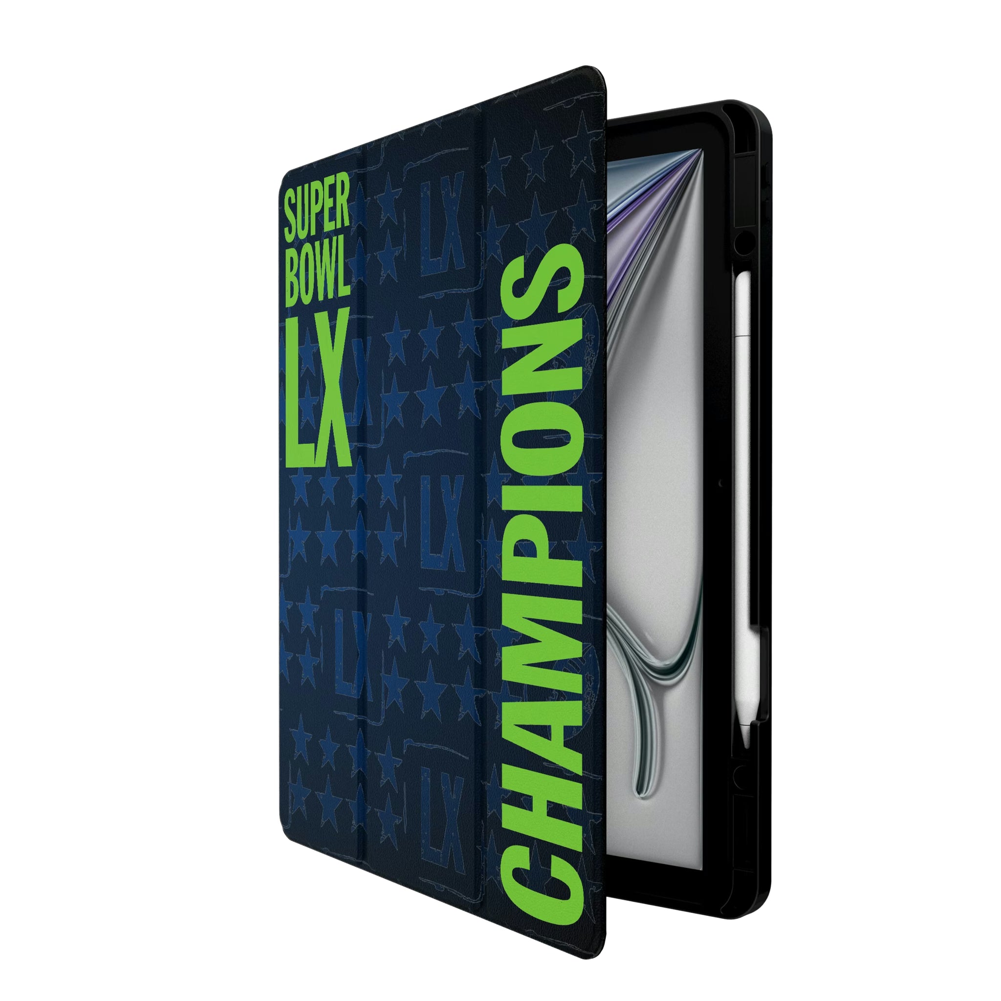 Seattle Seahawks 2026 Super Bowl iPad Tablet Case for Apple iPad