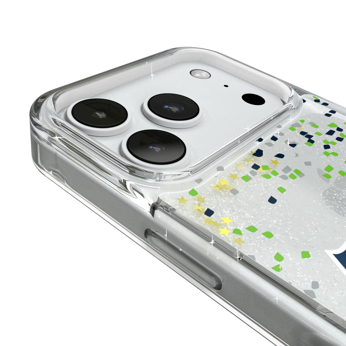 Seattle Seahawks Confetti iPhone Glitter Phone Case for Apple iPhone - Detail#Device_iPhone 18 Pro