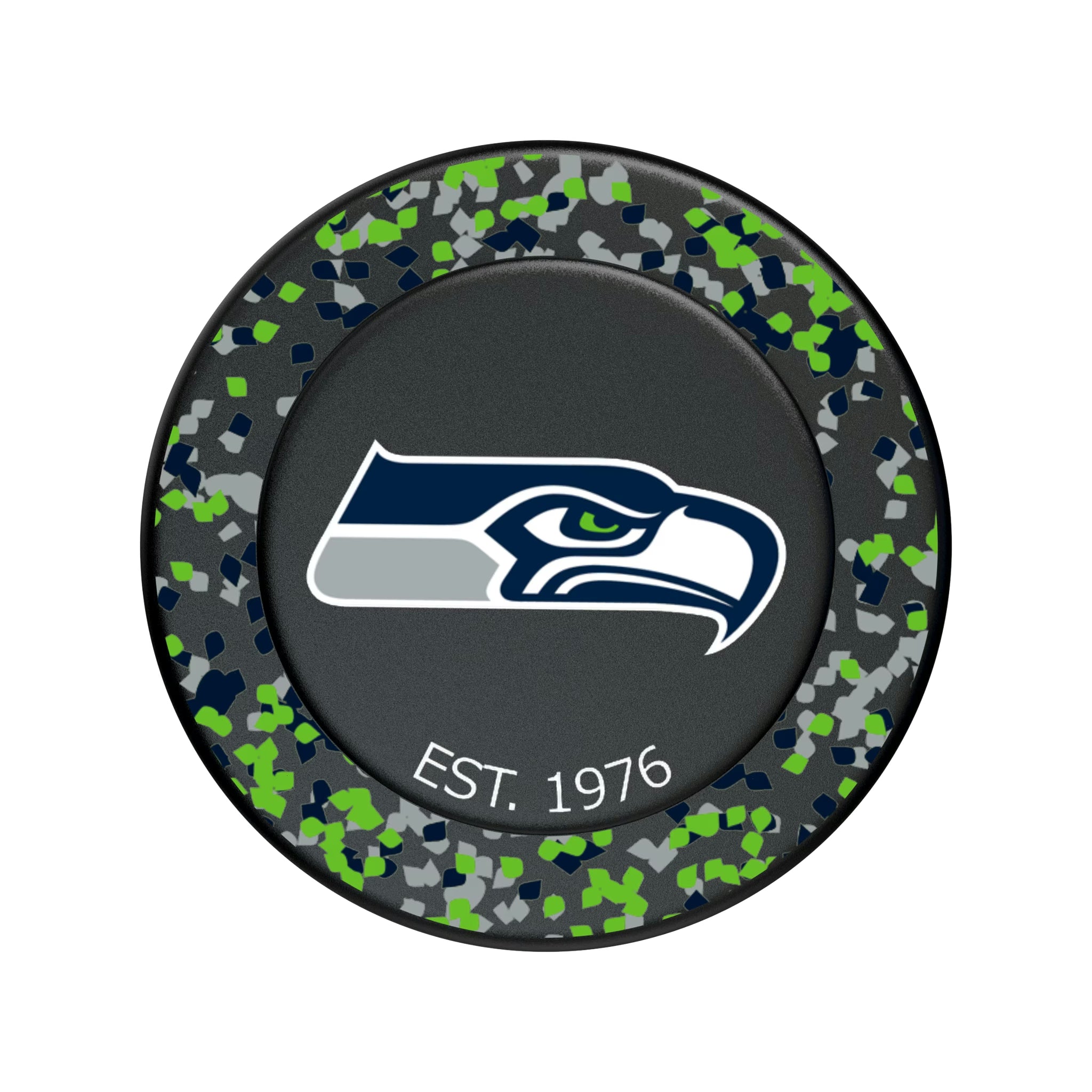 Seattle Seahawks Confetti Popsockets Round Magnetic