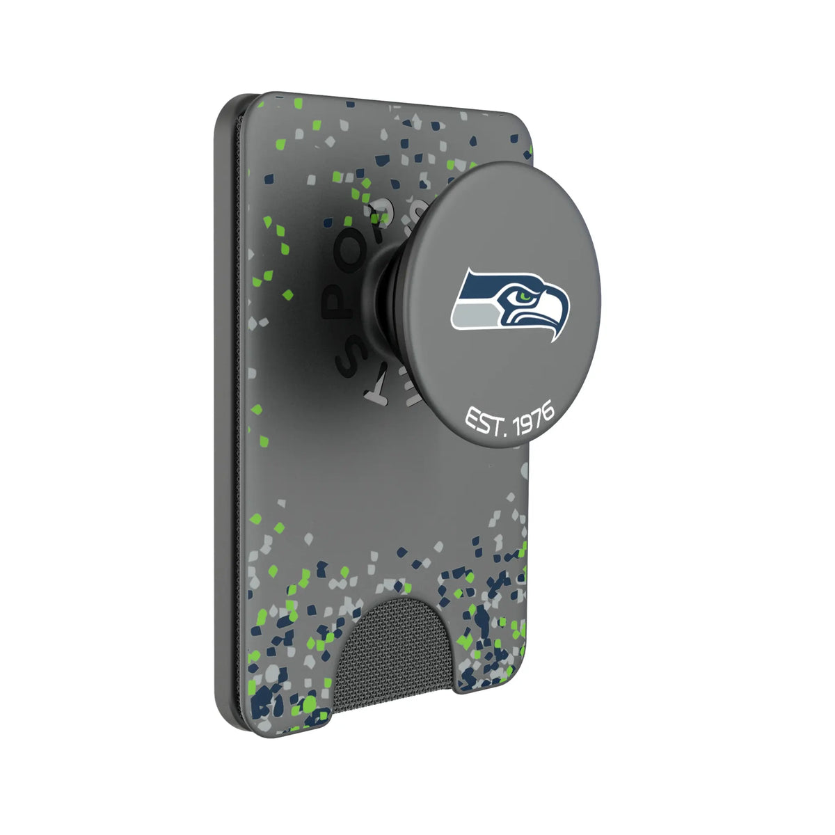 Seattle Seahawks Confetti Popsockets Wallet Magnetic