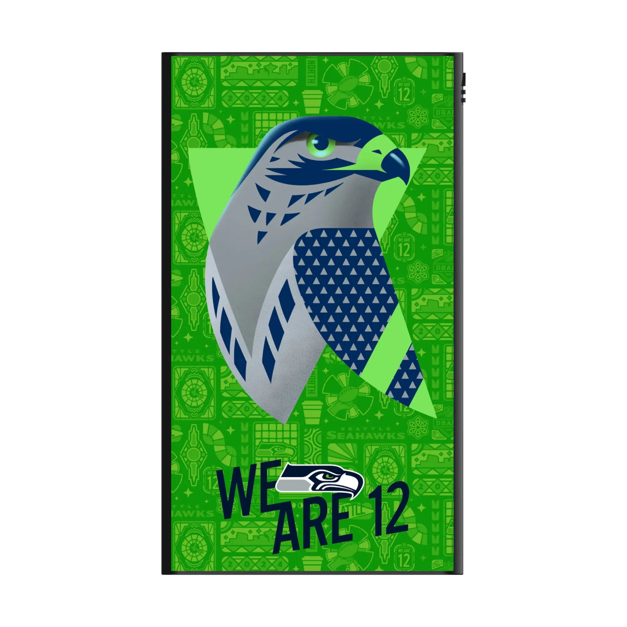 Seattle Seahawks Deco 5000mAh Flat Power Bank