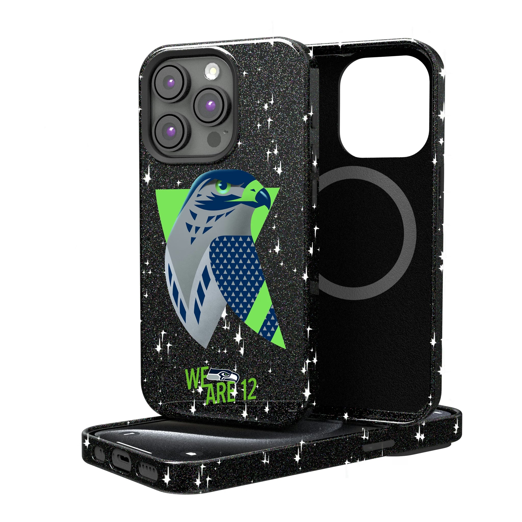 Seattle Seahawks Deco iPhone Bling Phone Case for Apple iPhone