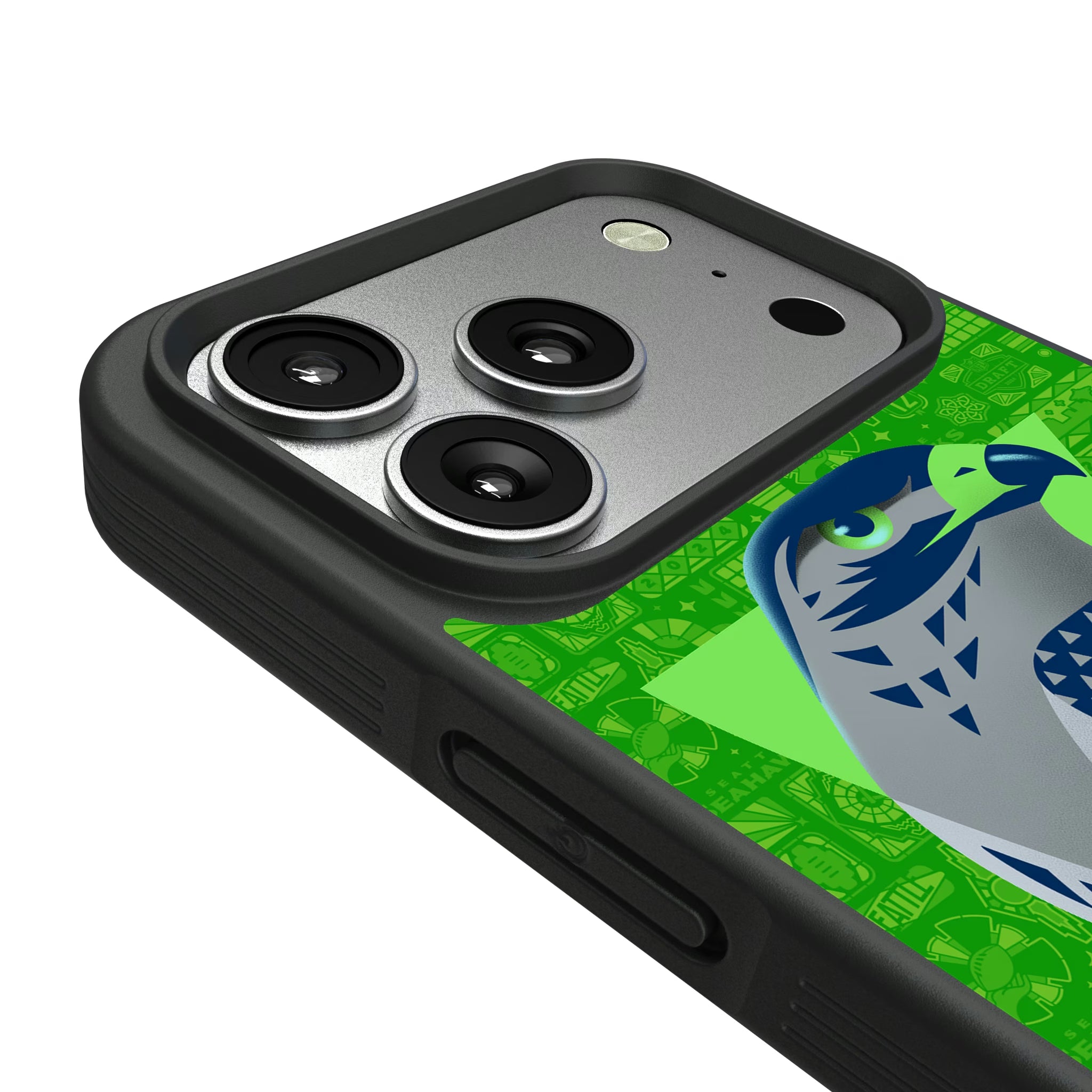 Seattle Seahawks Deco iPhone Bump Phone Case for Apple iPhone - Detail#Device_iPhone 17 Pro