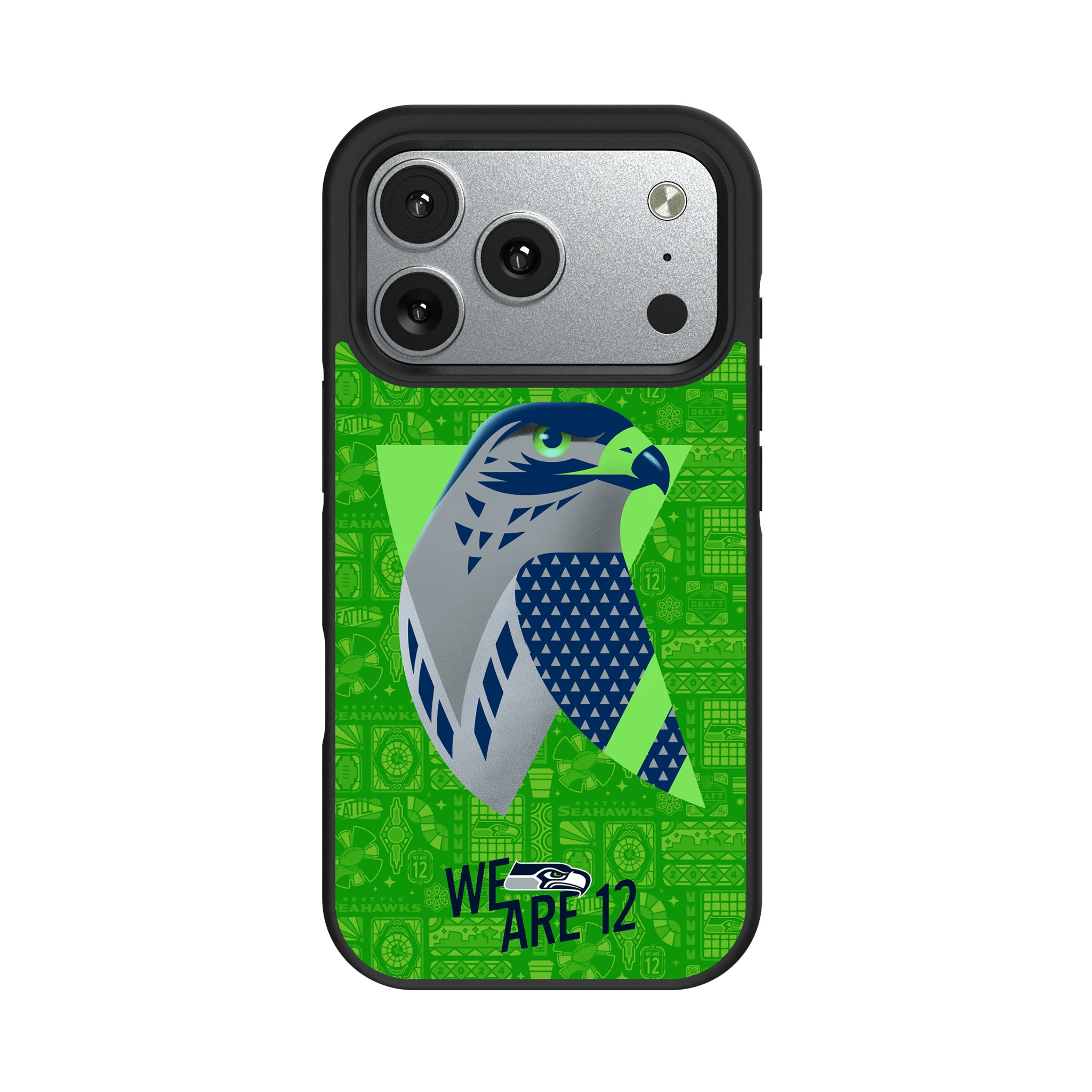 Seattle Seahawks Deco iPhone Bump Phone Case for Apple iPhone#Device_iPhone 17 Pro