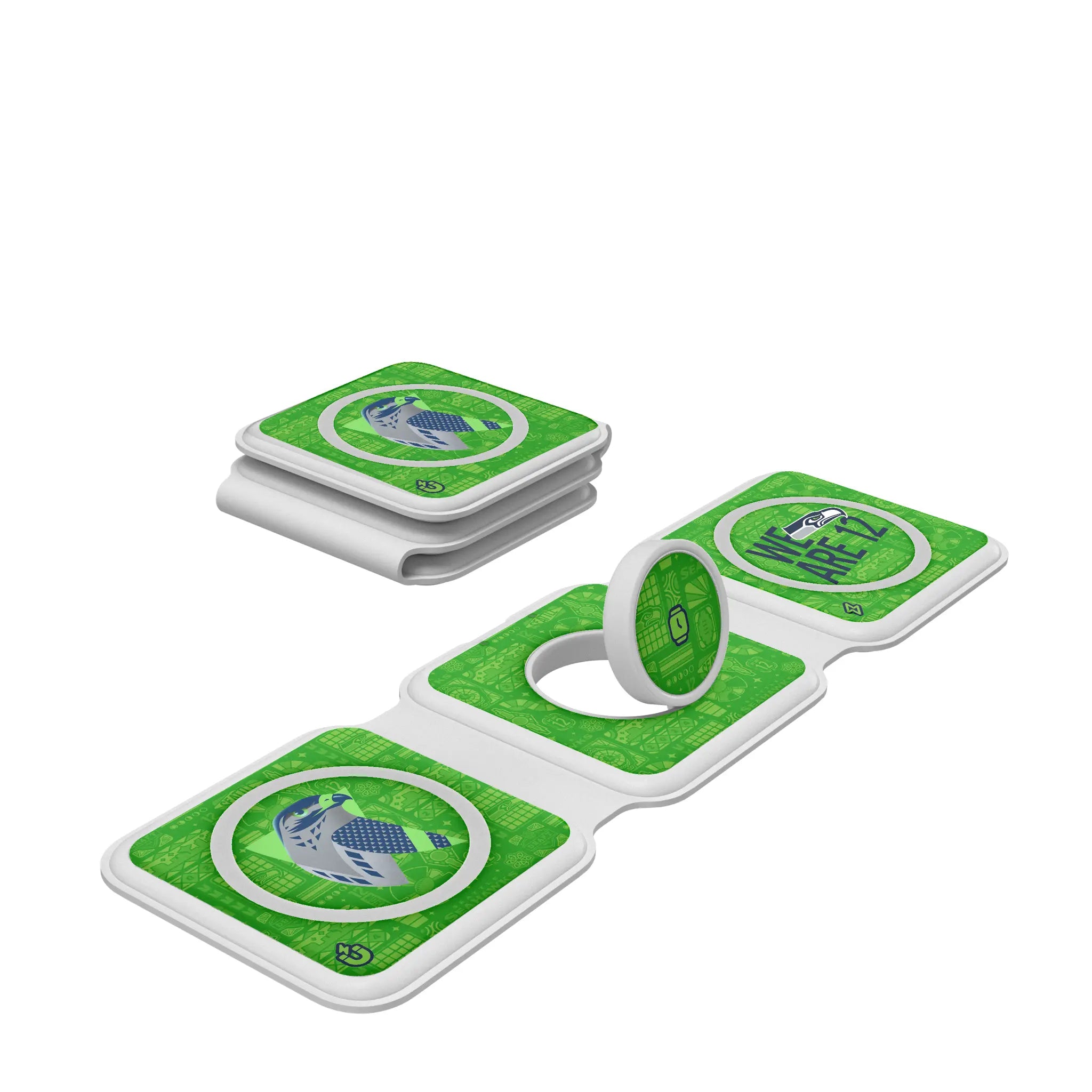 Seattle Seahawks Deco Foldable 3 in 1 Charger