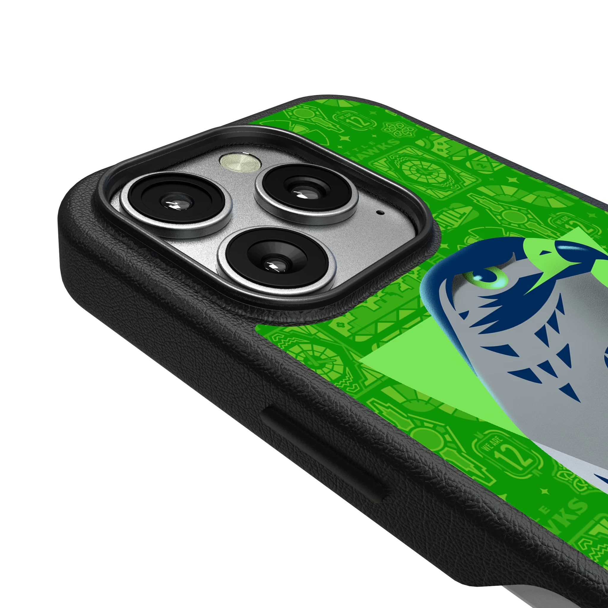 Seattle Seahawks Deco iPhone MagSafe Compatible Phone Case for Apple iPhone - Detail
