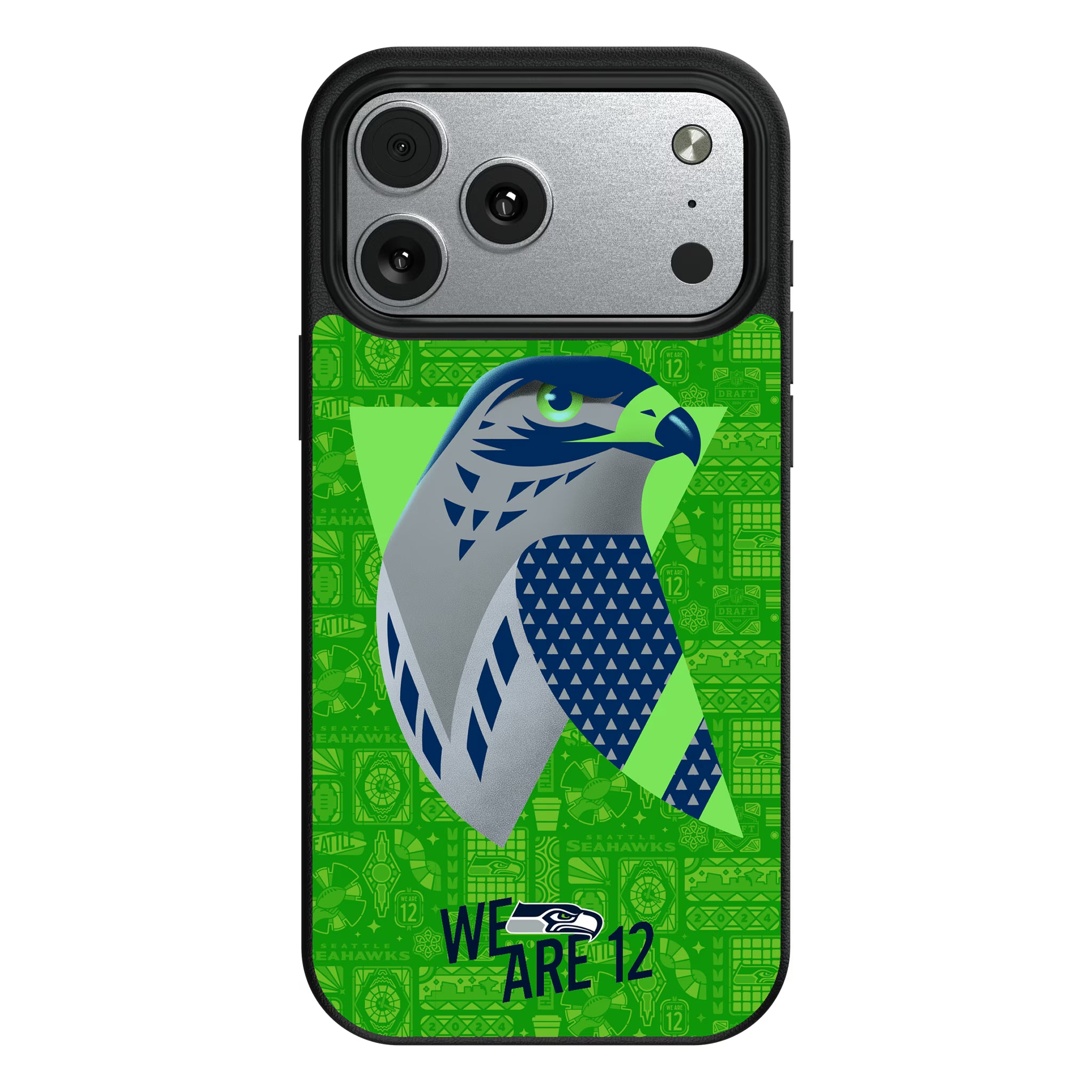 Seattle Seahawks Deco iPhone MagSafe Compatible Phone Case for Apple iPhone#Device_iPhone 17 Pro Max