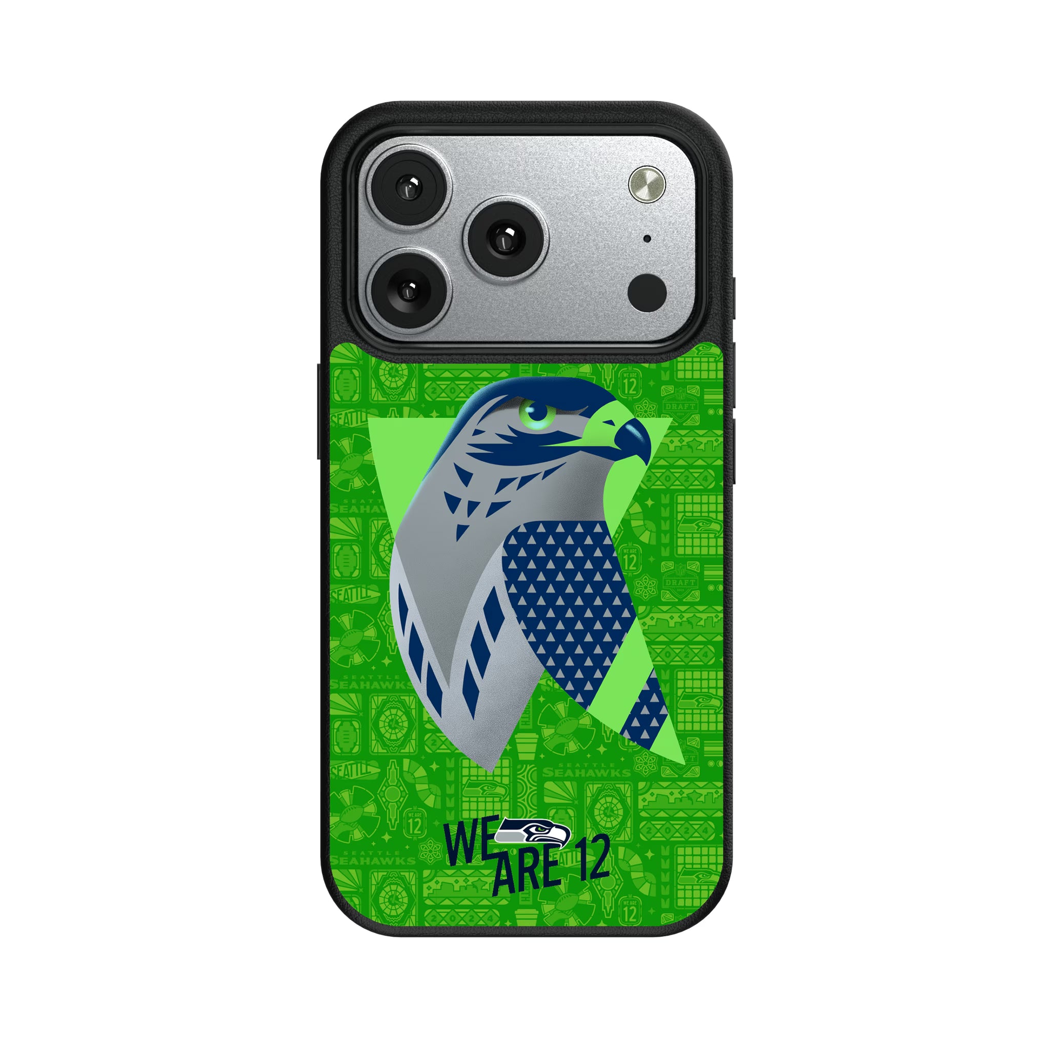 Seattle Seahawks Deco iPhone MagSafe Compatible Phone Case for Apple iPhone#Device_iPhone 17 Pro