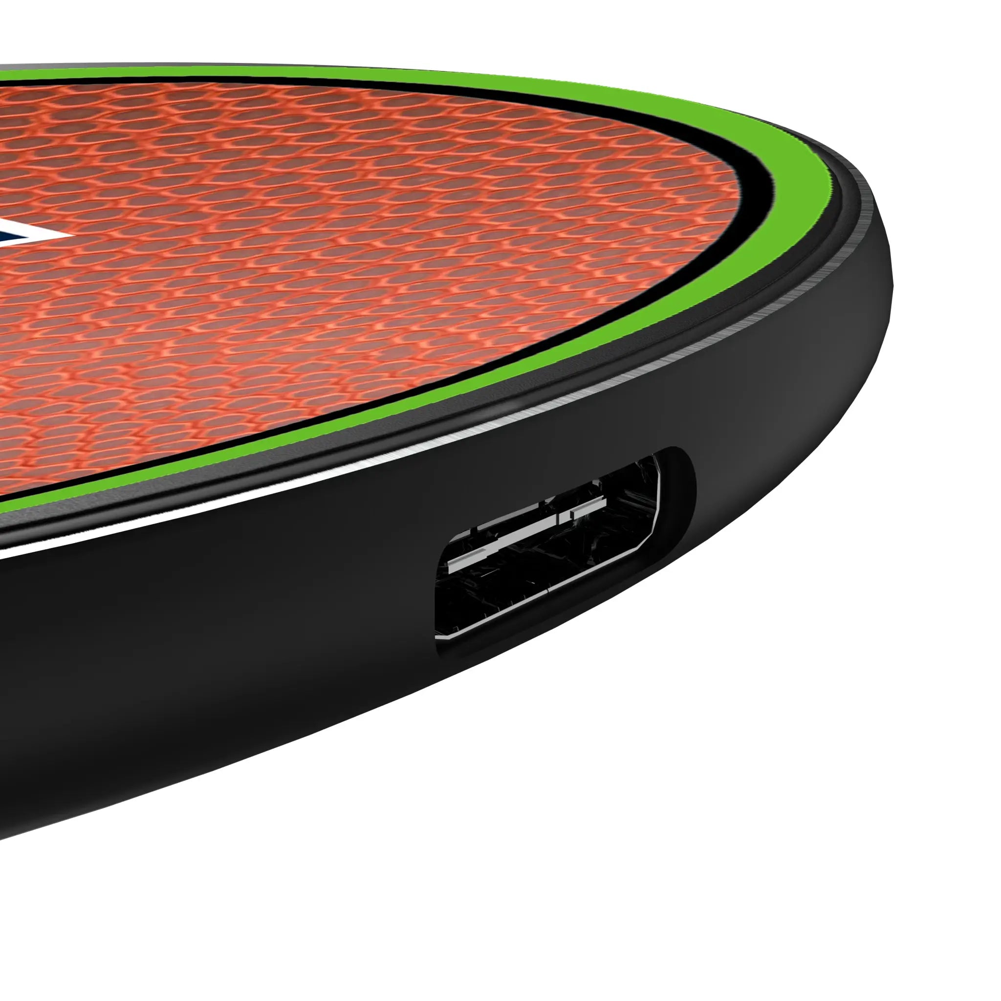 Seattle Seahawks Football 15-Watt Wireless Charger - Detail