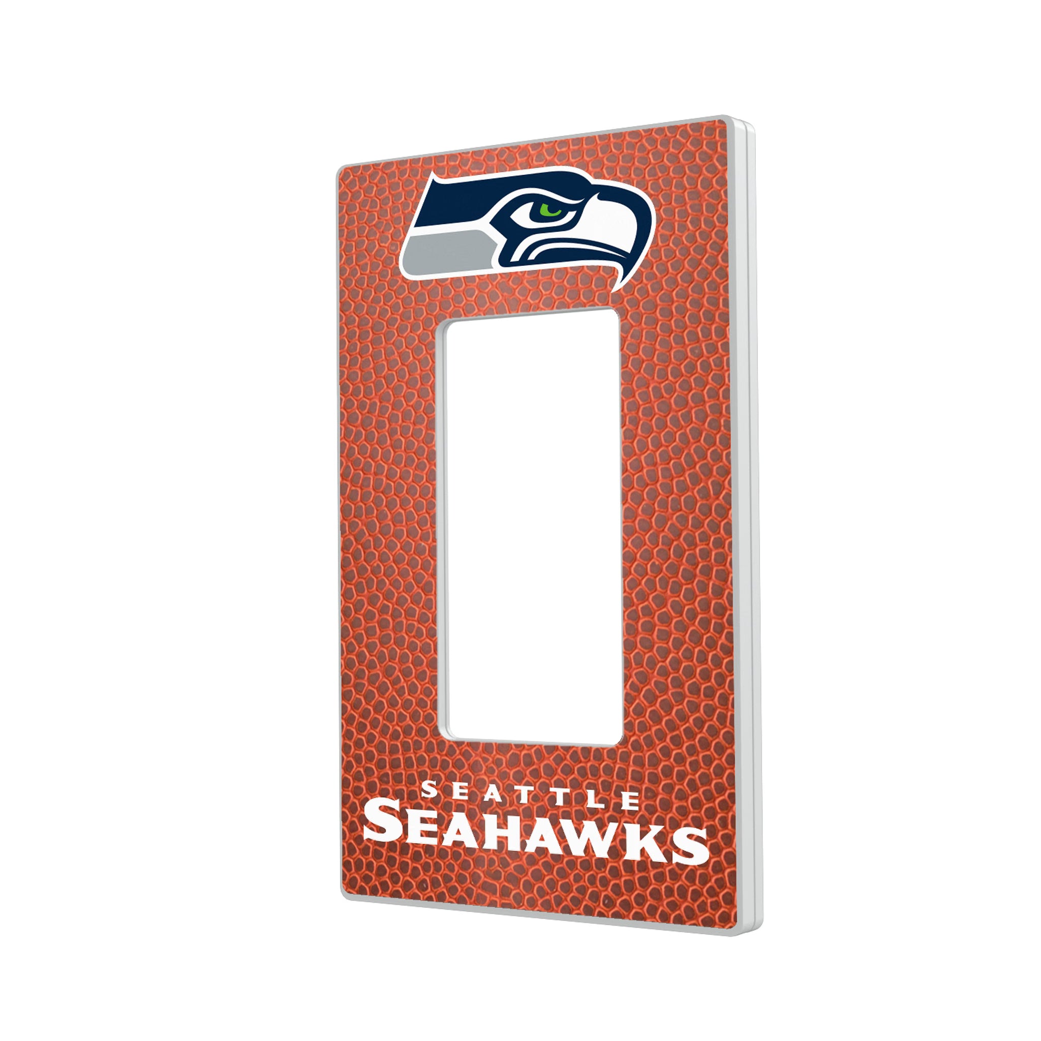 Seattle Seahawks Football Hidden-Screw Light Switch Plate#Style_Single Rocker