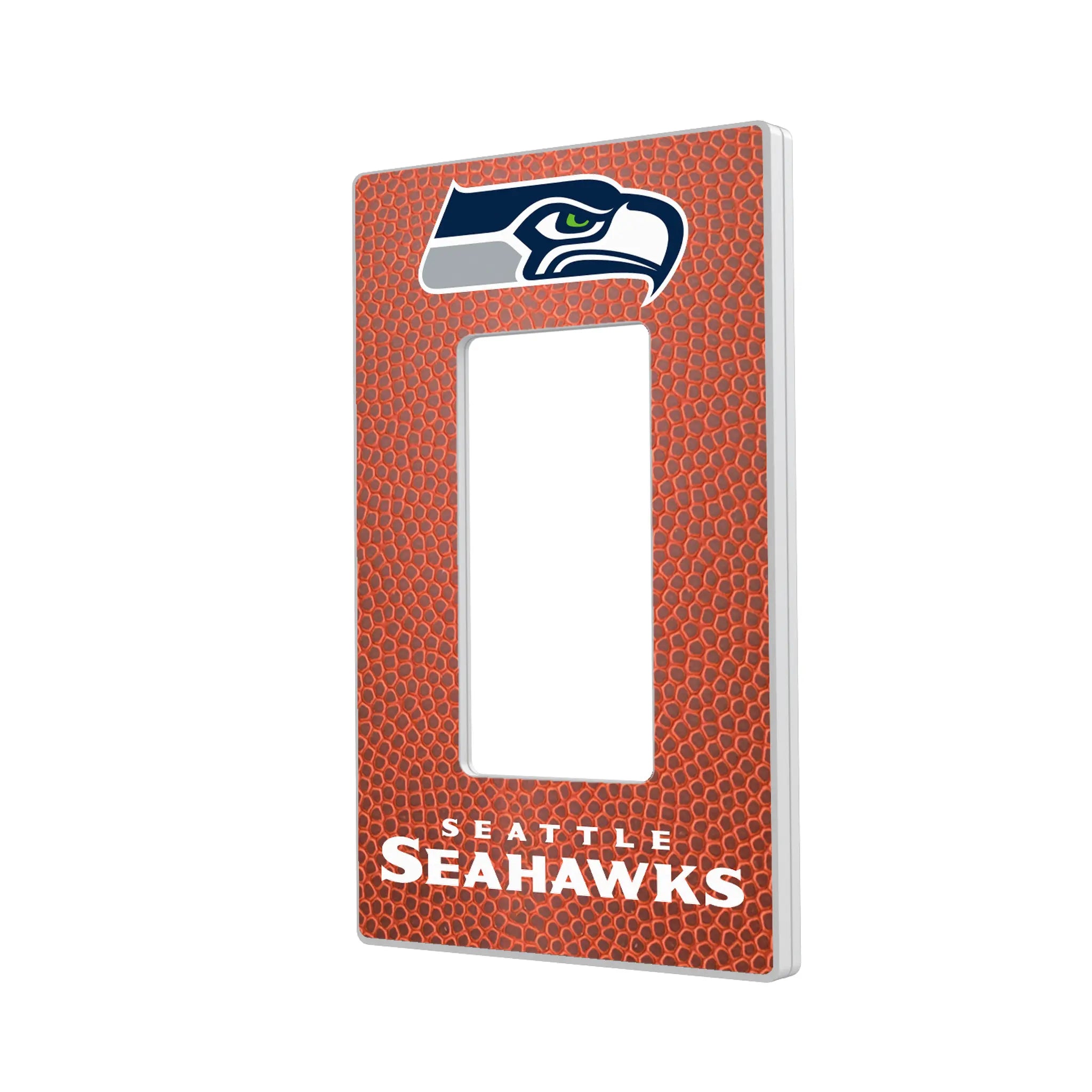 Seattle Seahawks Football Hidden-Screw Light Switch Plate#Style_Single Rocker