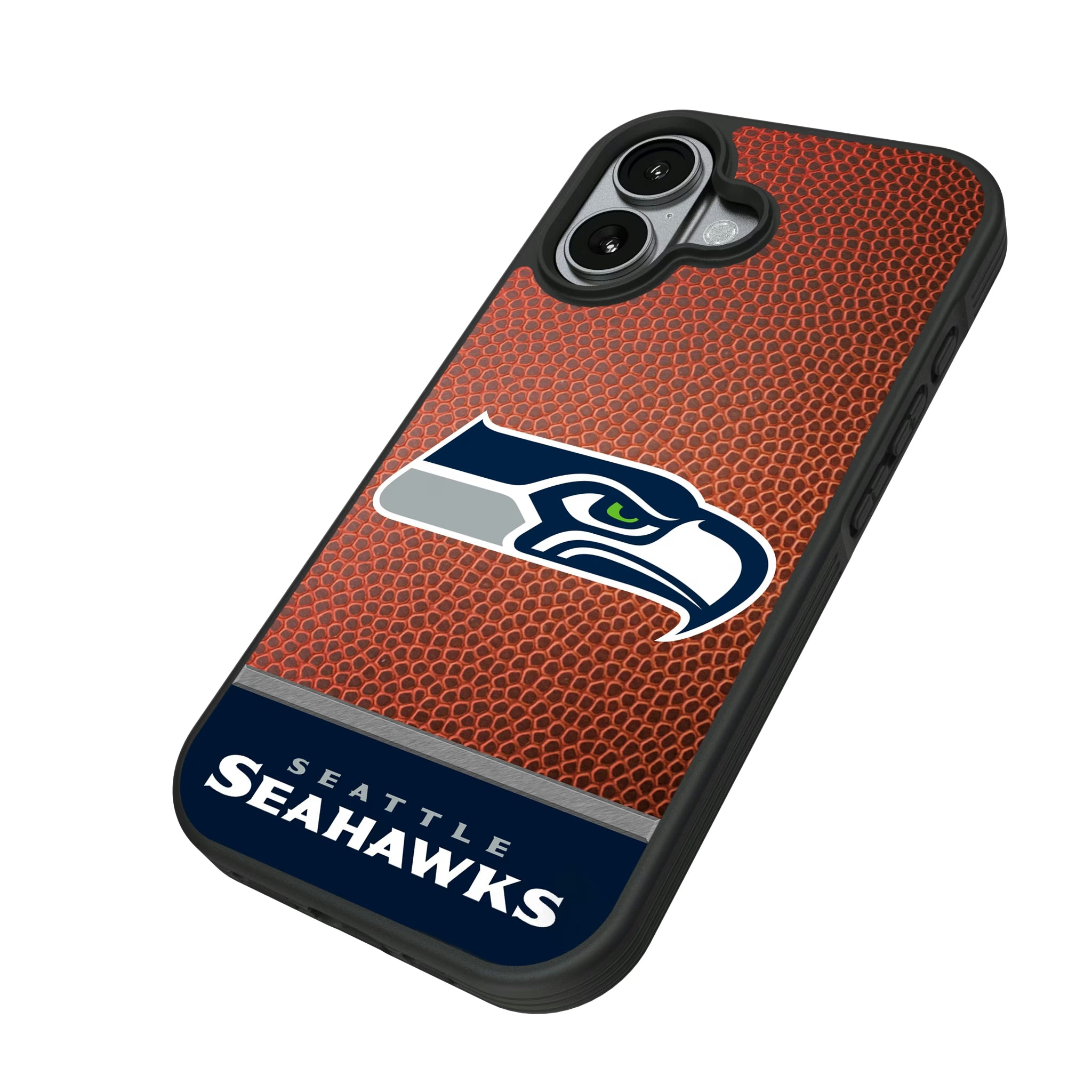 Seattle Seahawks Football Wordmark iPhone Bump Phone Case for Apple iPhone - Isometric View#Device_iPhone 17