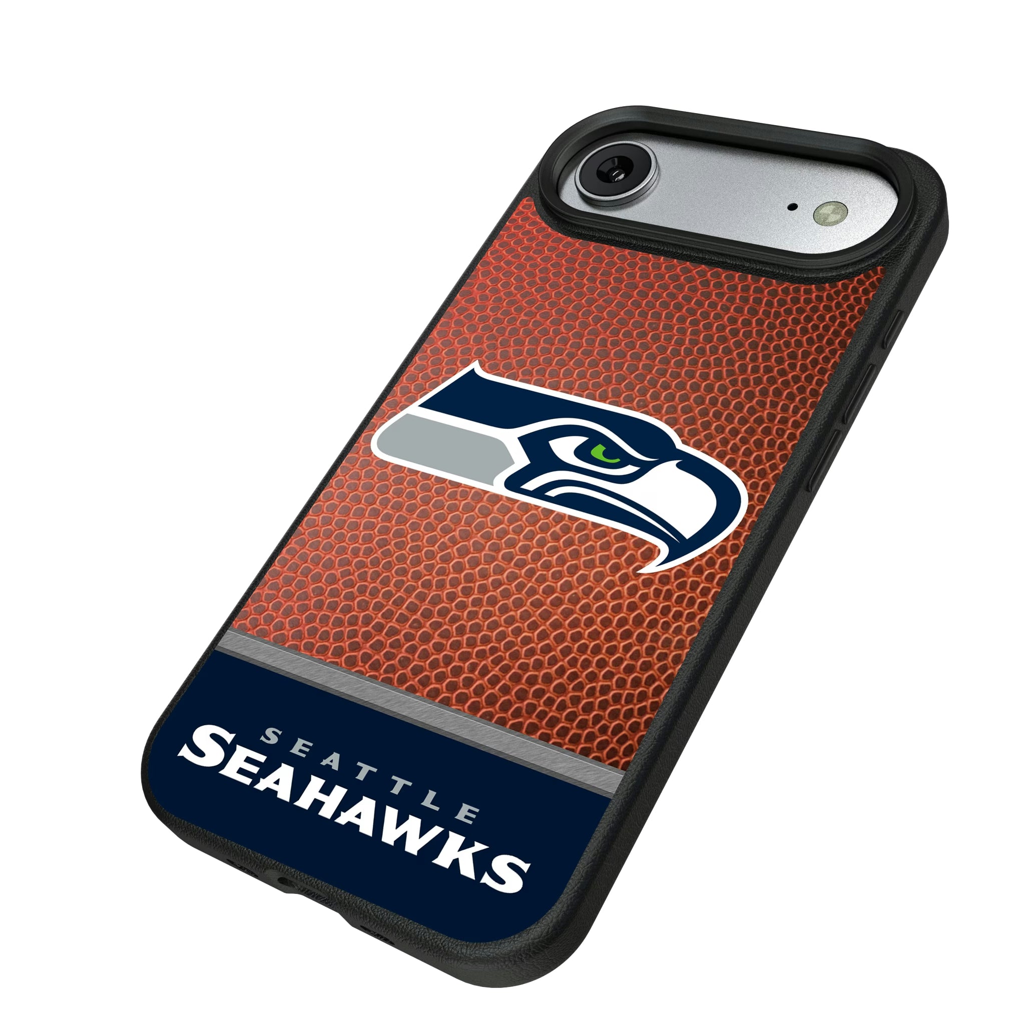 Seattle Seahawks Football Wordmark iPhone MagSafe Compatible Phone Case for Apple iPhone - Isometric View#Device_iPhone Air