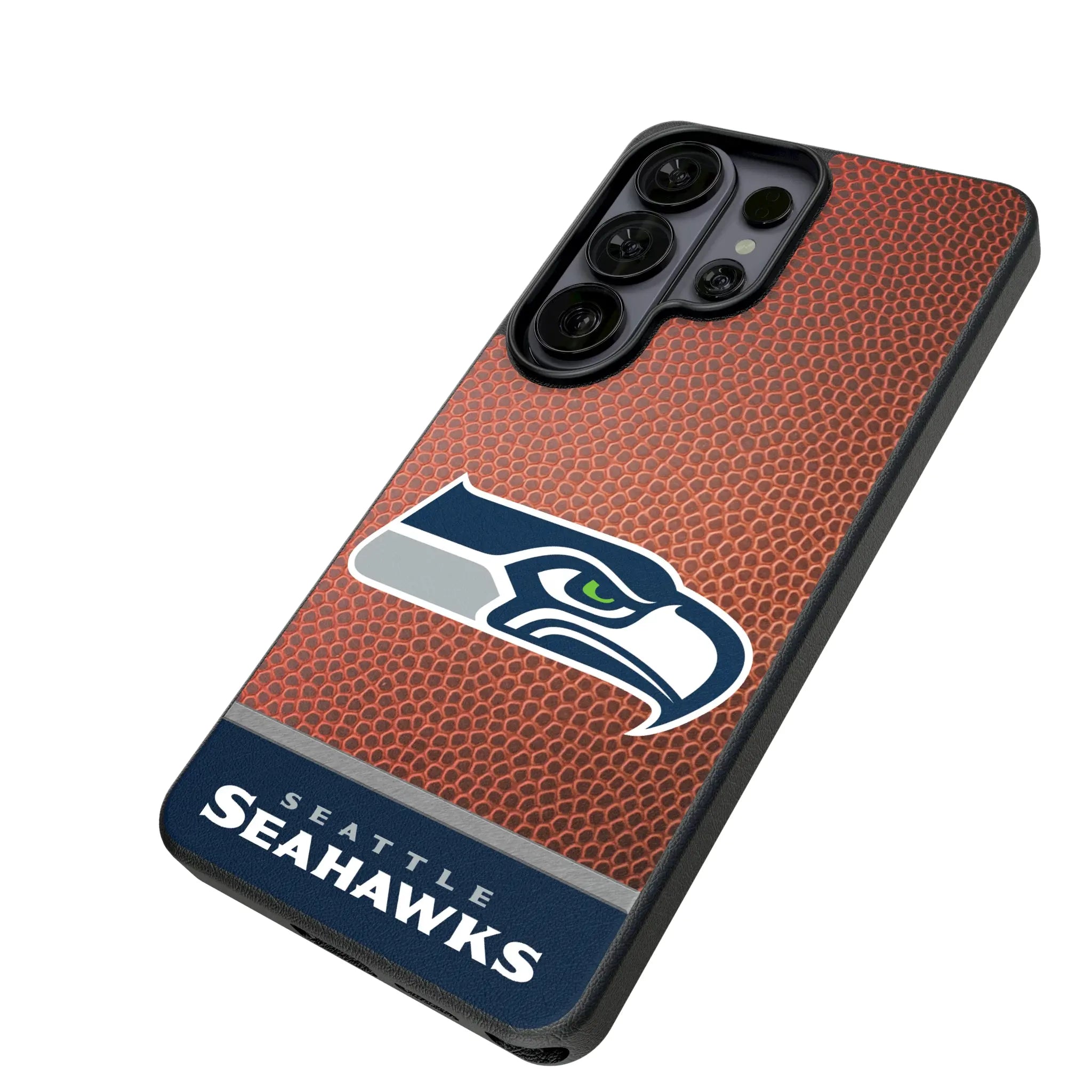 Seattle Seahawks Football Wordmark Galaxy MagSafe Compatible Phone Case for Samsung Galaxy - Isometric View#Device_Galaxy S26 Ultra