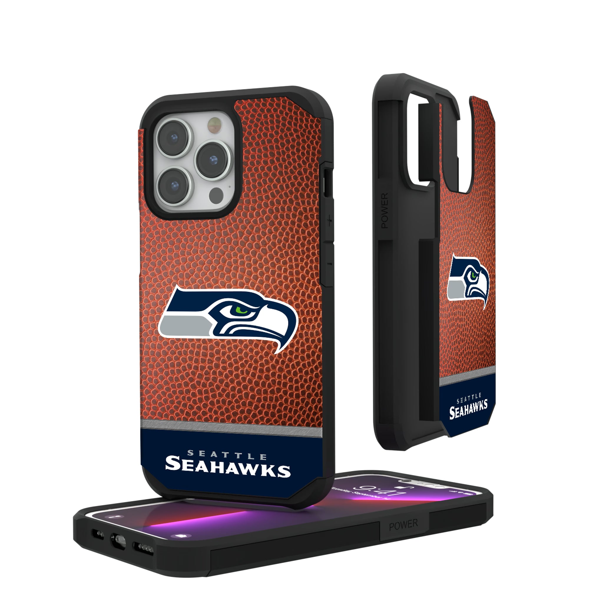 Seattle Seahawks Football Wordmark iPhone Rugged Phone Case for Apple iPhone