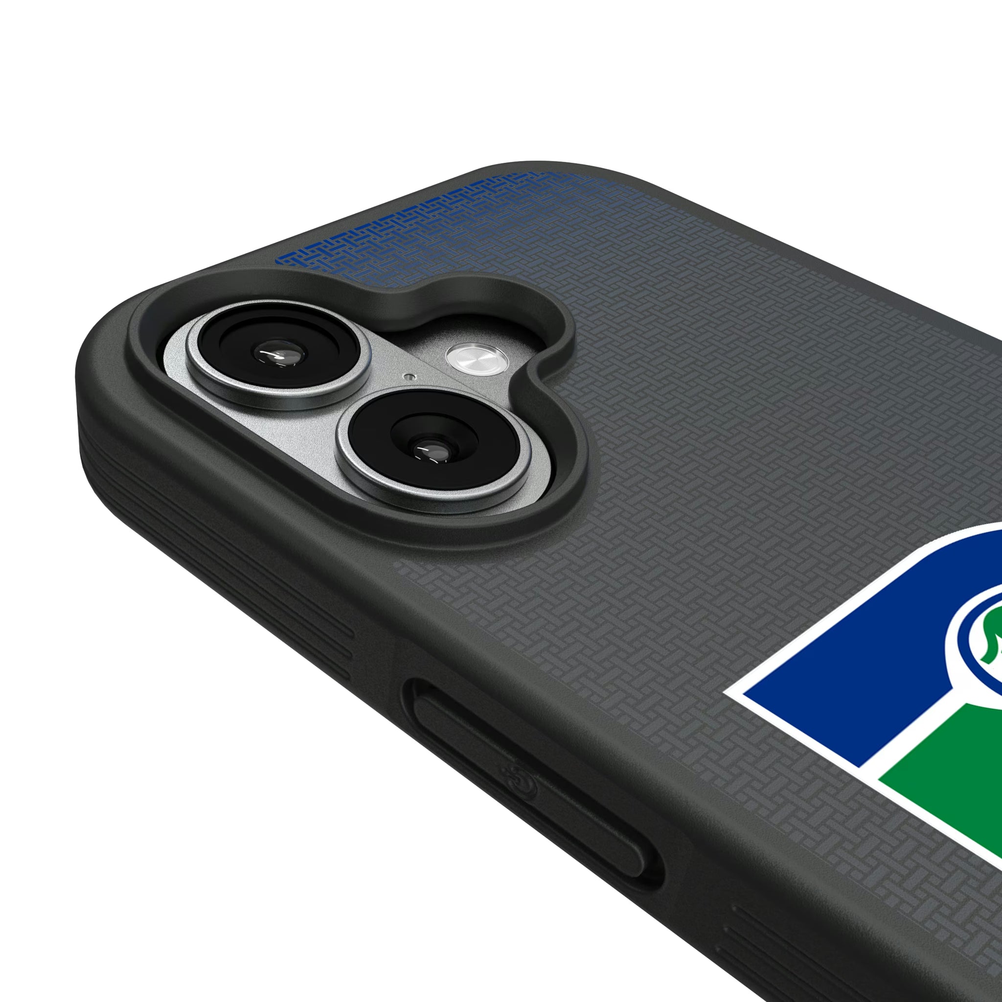 Seattle Seahawks Historic Collection Linen iPhone Bump Phone Case for Apple iPhone - Detail#Device_iPhone 17