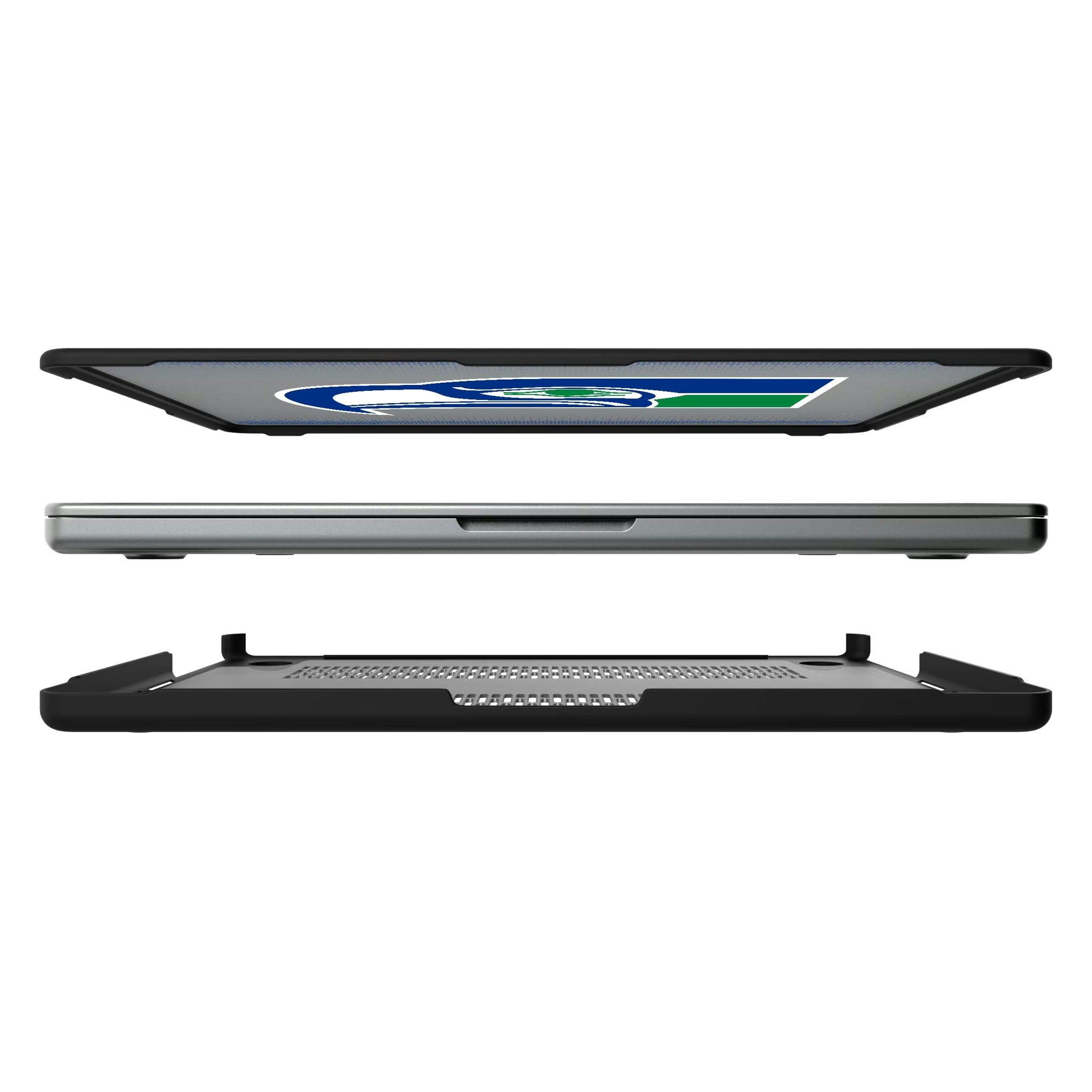 Seattle Seahawks Historic Collection Linen MacBook Laptop Case for Apple MacBook#Device_MacBook Pro (14-inch, 2021) / MacBook Pro (14-inch, 2023) / MacBook Pro (14-inch, 2024)