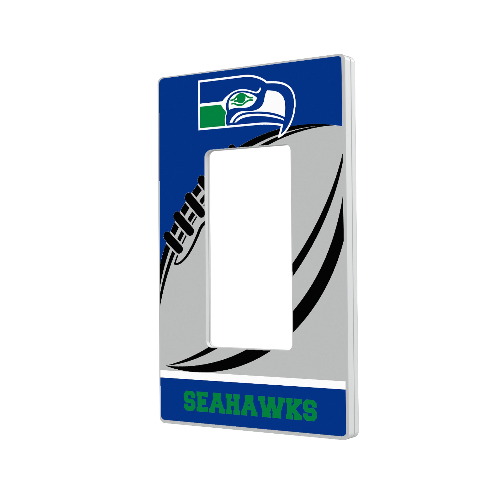 Seattle Seahawks Historic Collection Passtime Hidden-Screw Light Switch Plate#Style_Single Rocker