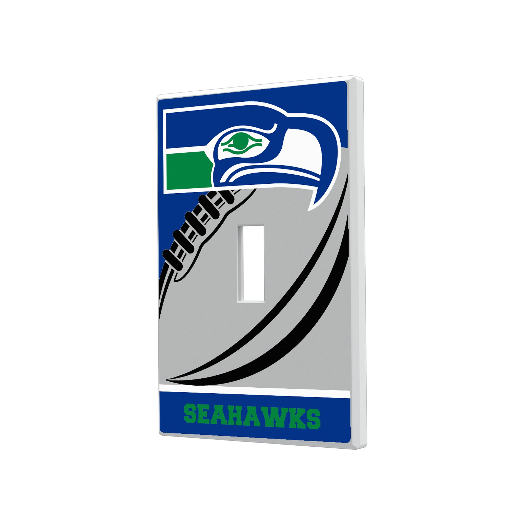 Seattle Seahawks Historic Collection Passtime Hidden-Screw Light Switch Plate#Style_Single Toggle