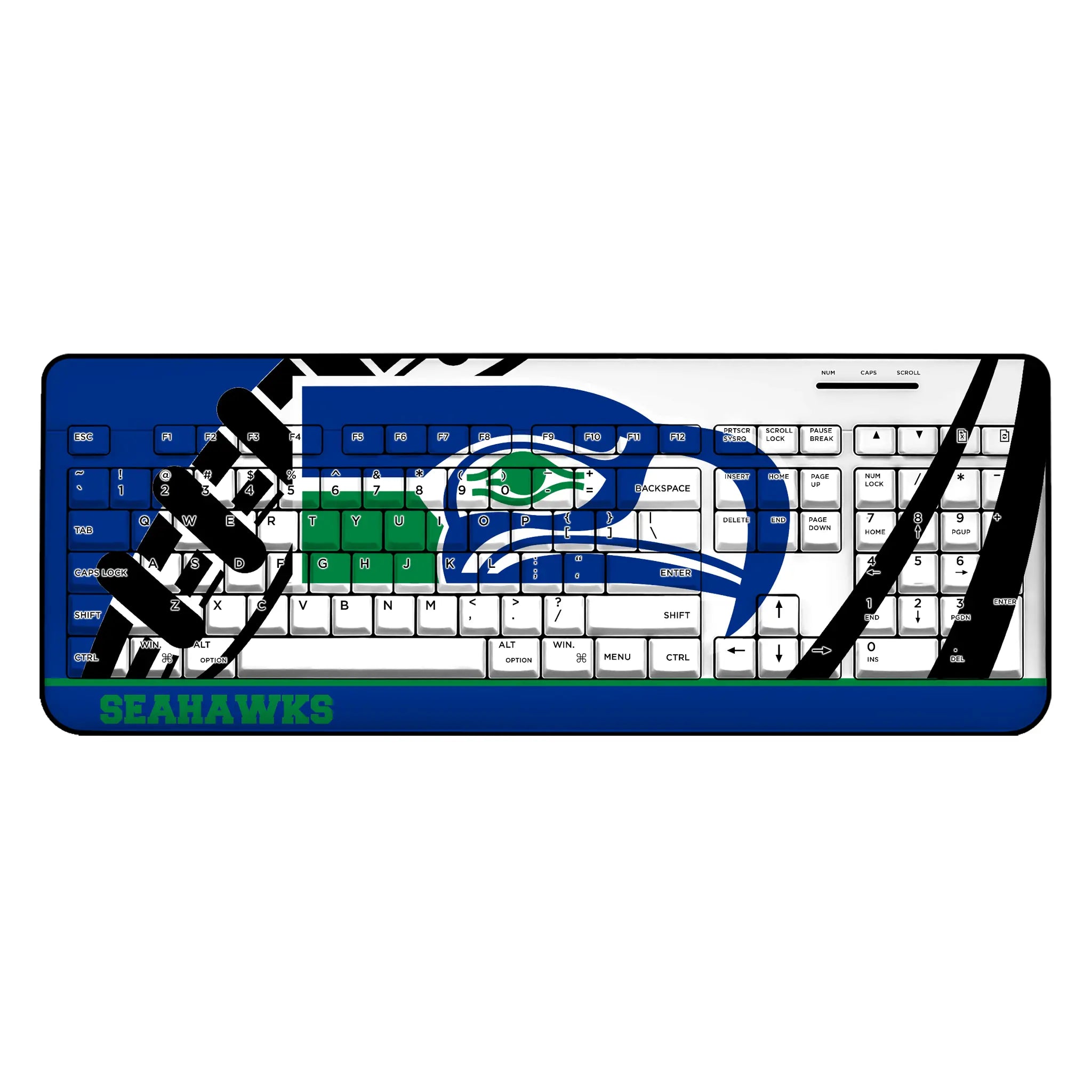 Seattle Seahawks Historic Collection Passtime Wireless USB Keyboard