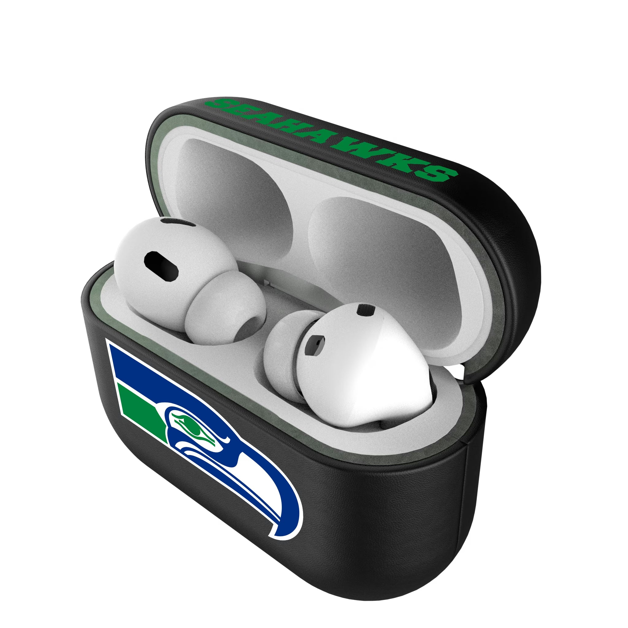 Seattle Seahawks Historic Collection Personalized Insignia AirPods AirPod Case Cover#Device_AirPods Pro 1st Gen