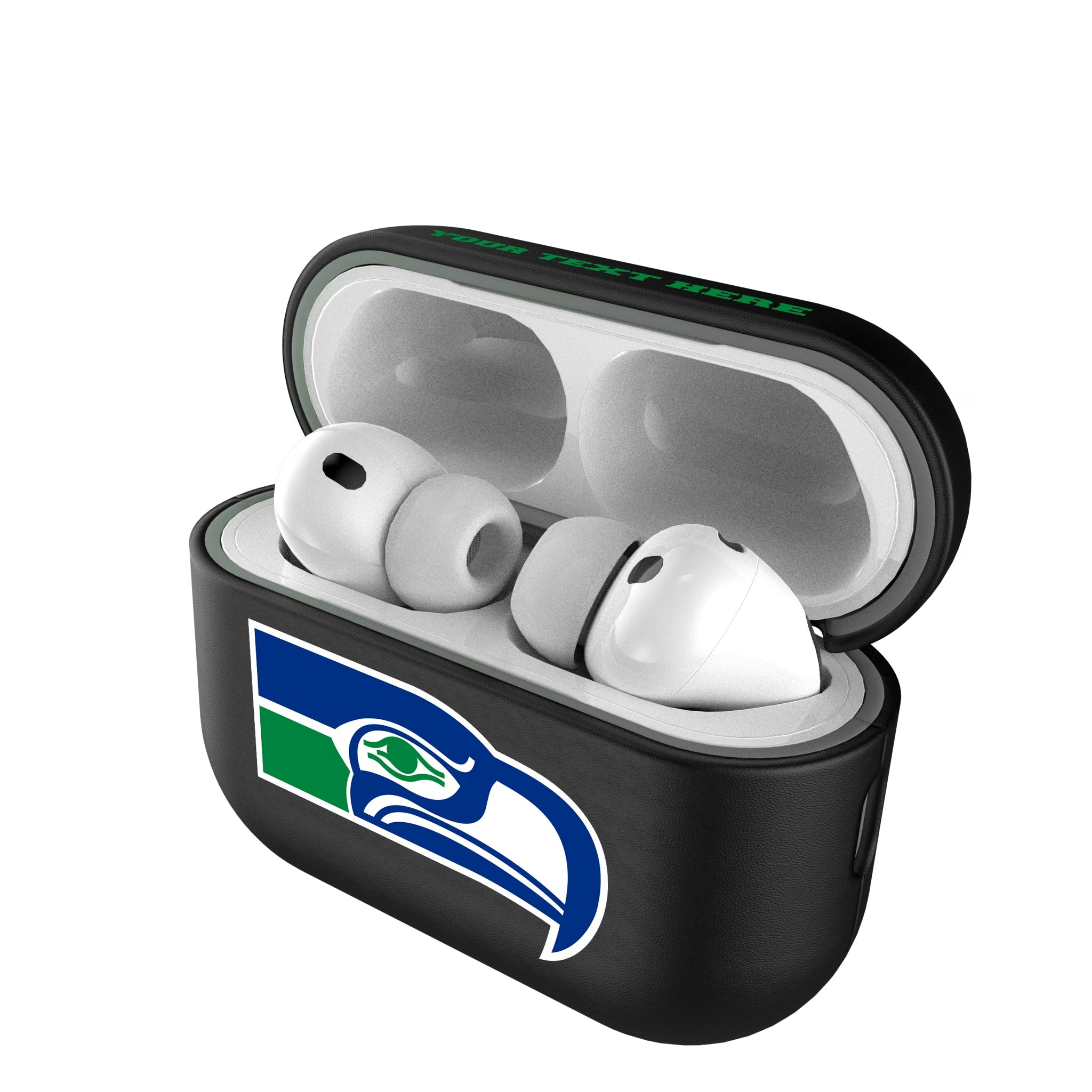 Seattle Seahawks Historic Collection Personalized Insignia AirPods AirPod Case Cover#Device_AirPods Pro 3