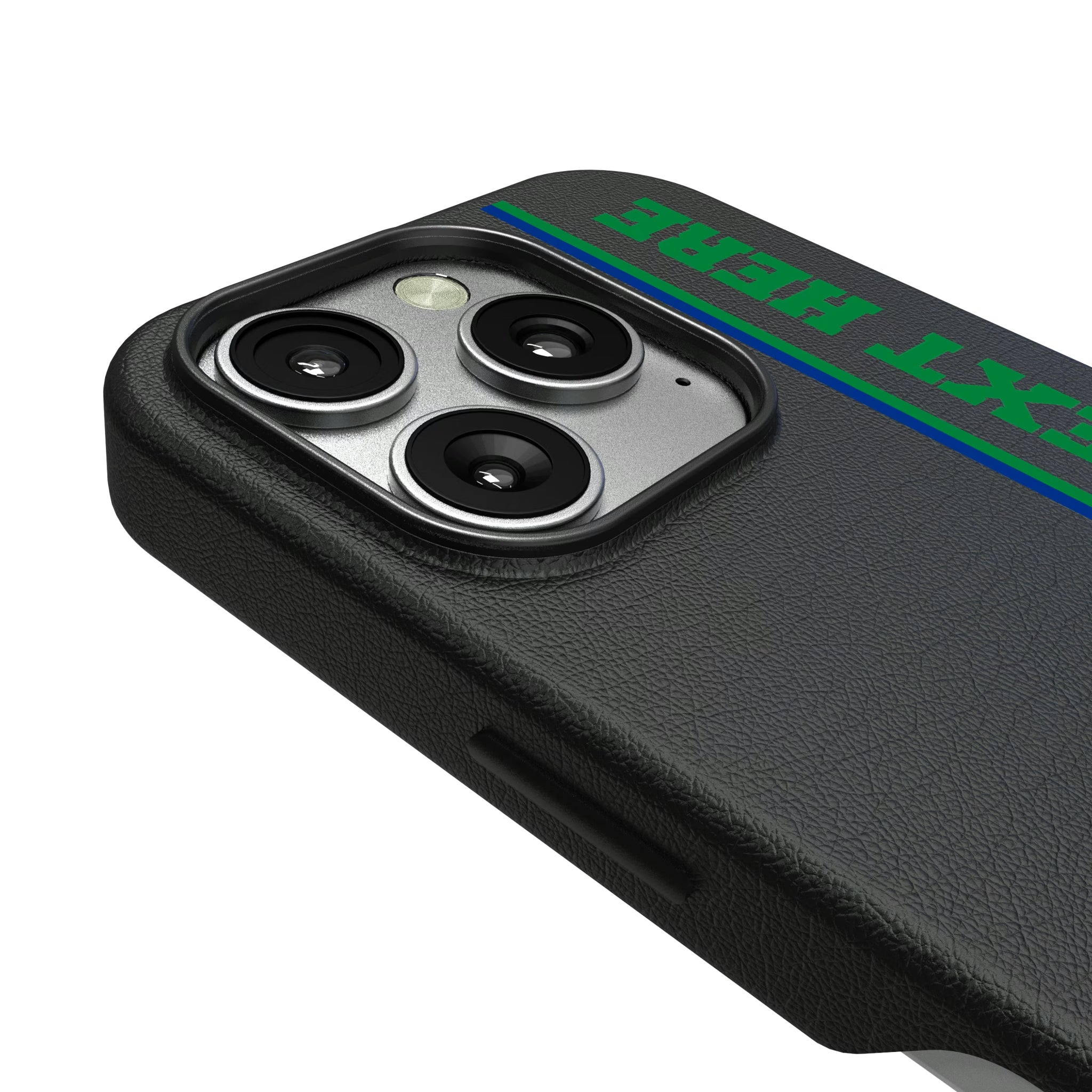 Seattle Seahawks Historic Collection Personalized Sidebard iPhone MagSafe Compatible Phone Case for Apple iPhone - Detail