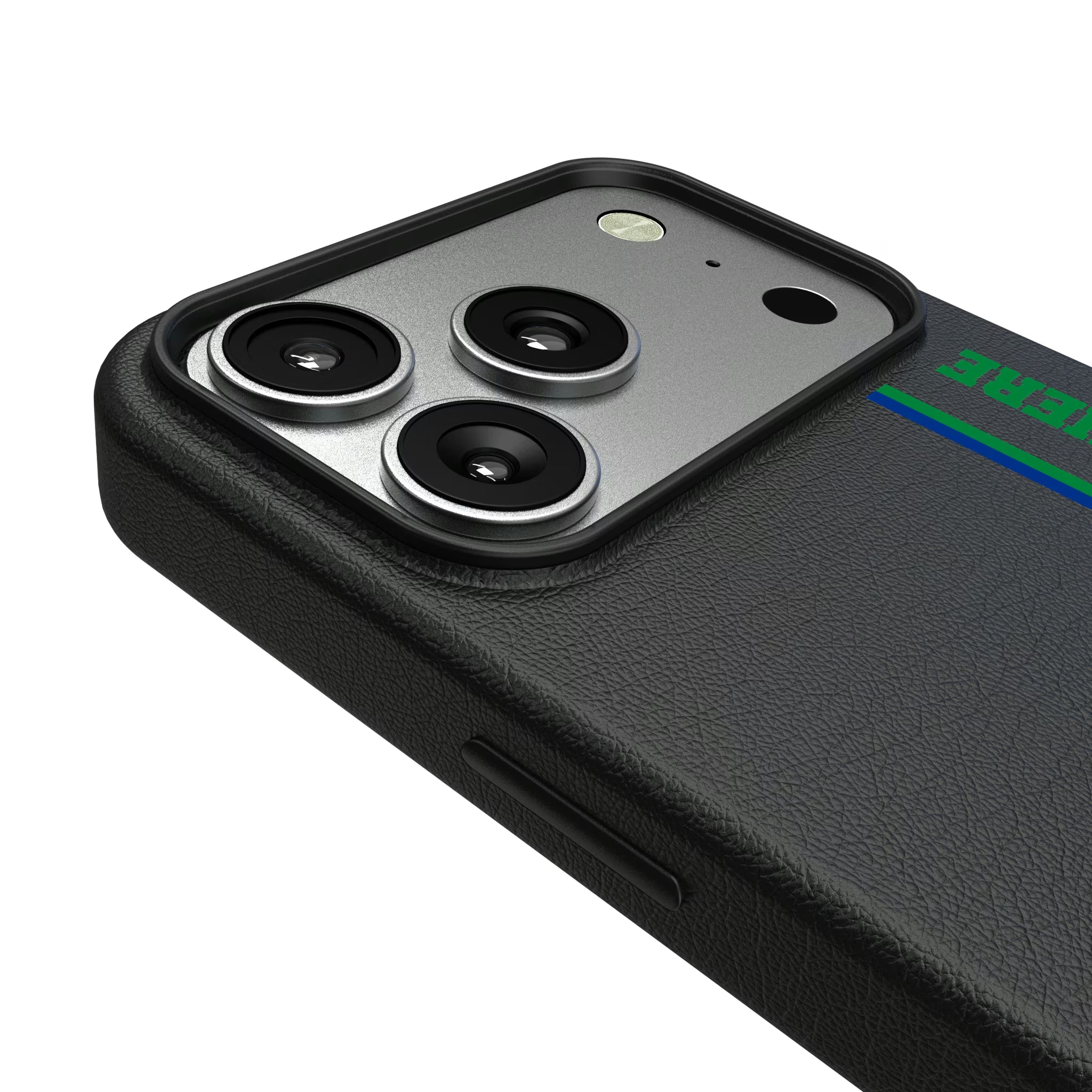 Seattle Seahawks Historic Collection Personalized Sidebard iPhone MagSafe Compatible Phone Case for Apple iPhone - Detail#Device_iPhone 17 Pro